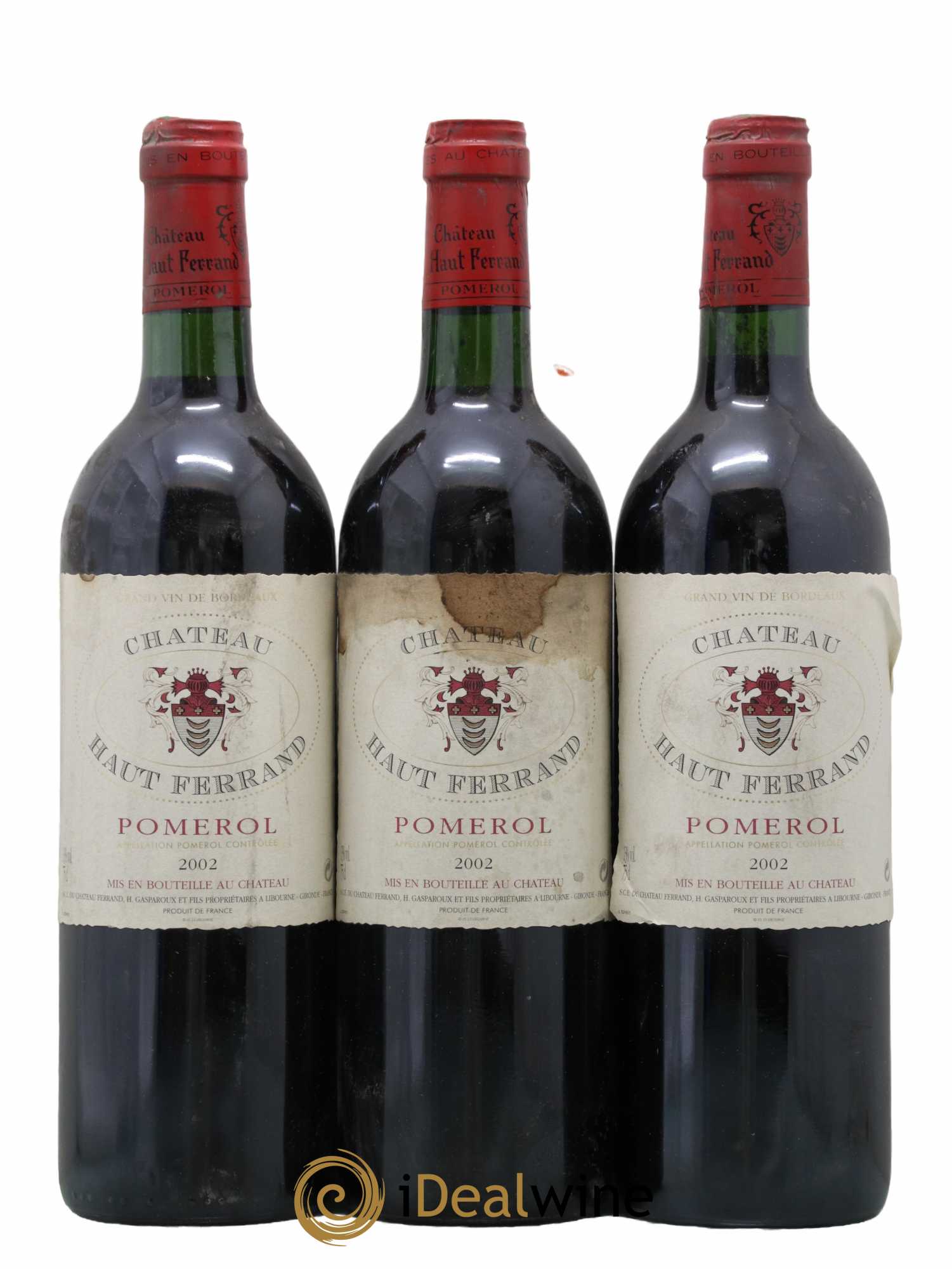 Château Haut Ferrand 2002 - Lot de 3 bouteilles - 0