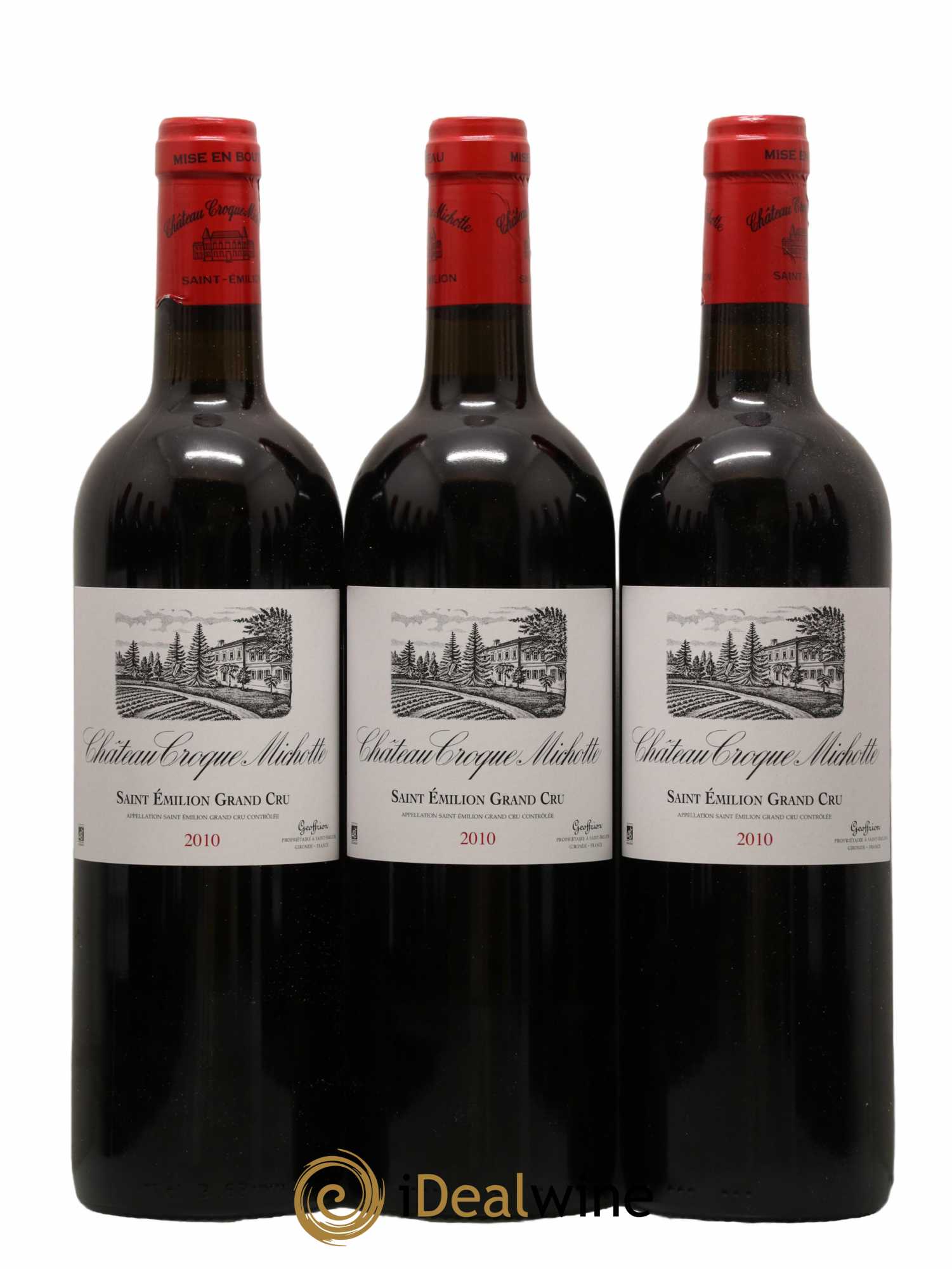 Château Croque Michotte 2010 - Lot de 12 bouteilles - 1