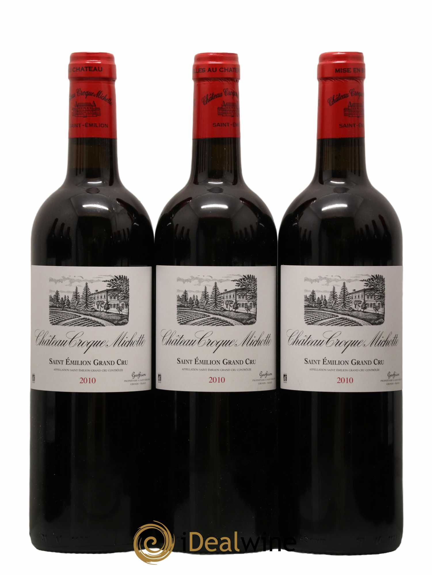 Château Croque Michotte 2010 - Lot de 12 bouteilles - 3