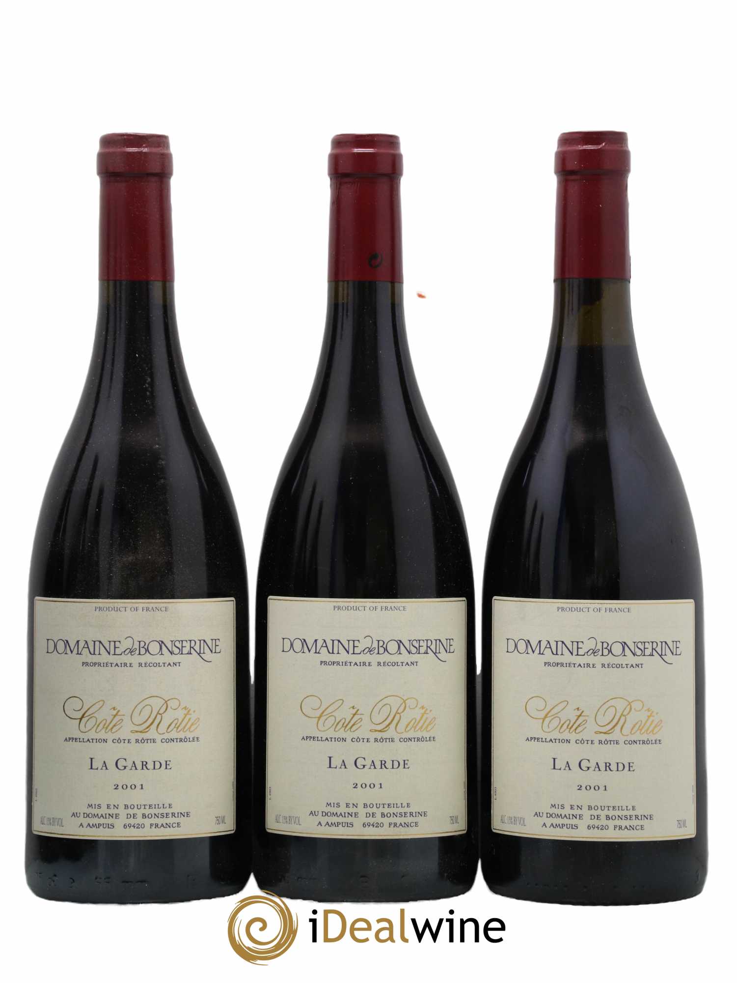 Côte-Rôtie La Garde Bonserine (Domaine de) 2001 - Lot de 6 bouteilles - 1