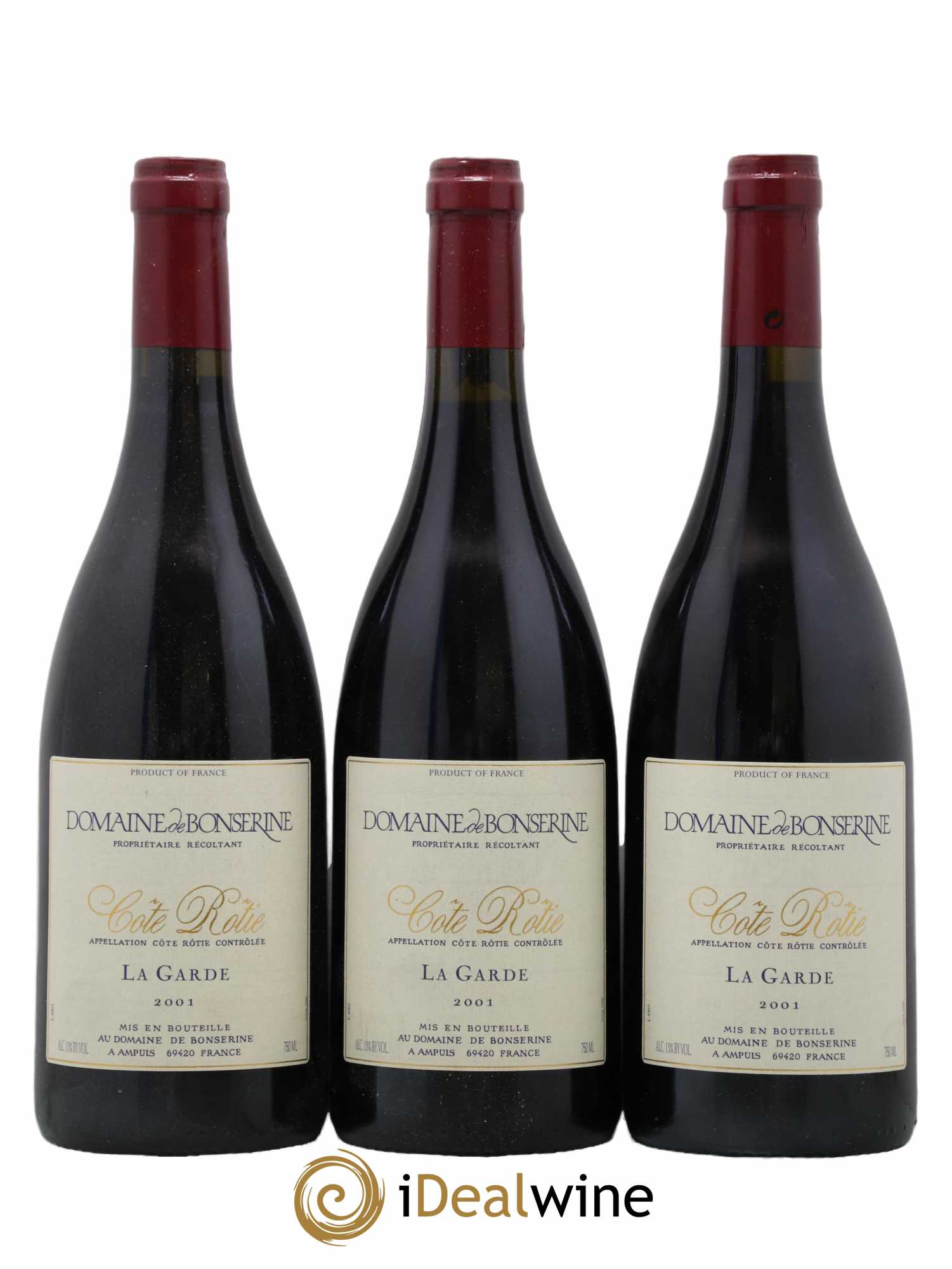 Côte-Rôtie La Garde Bonserine (Domaine de) 2001 - Lot de 6 bouteilles - 2