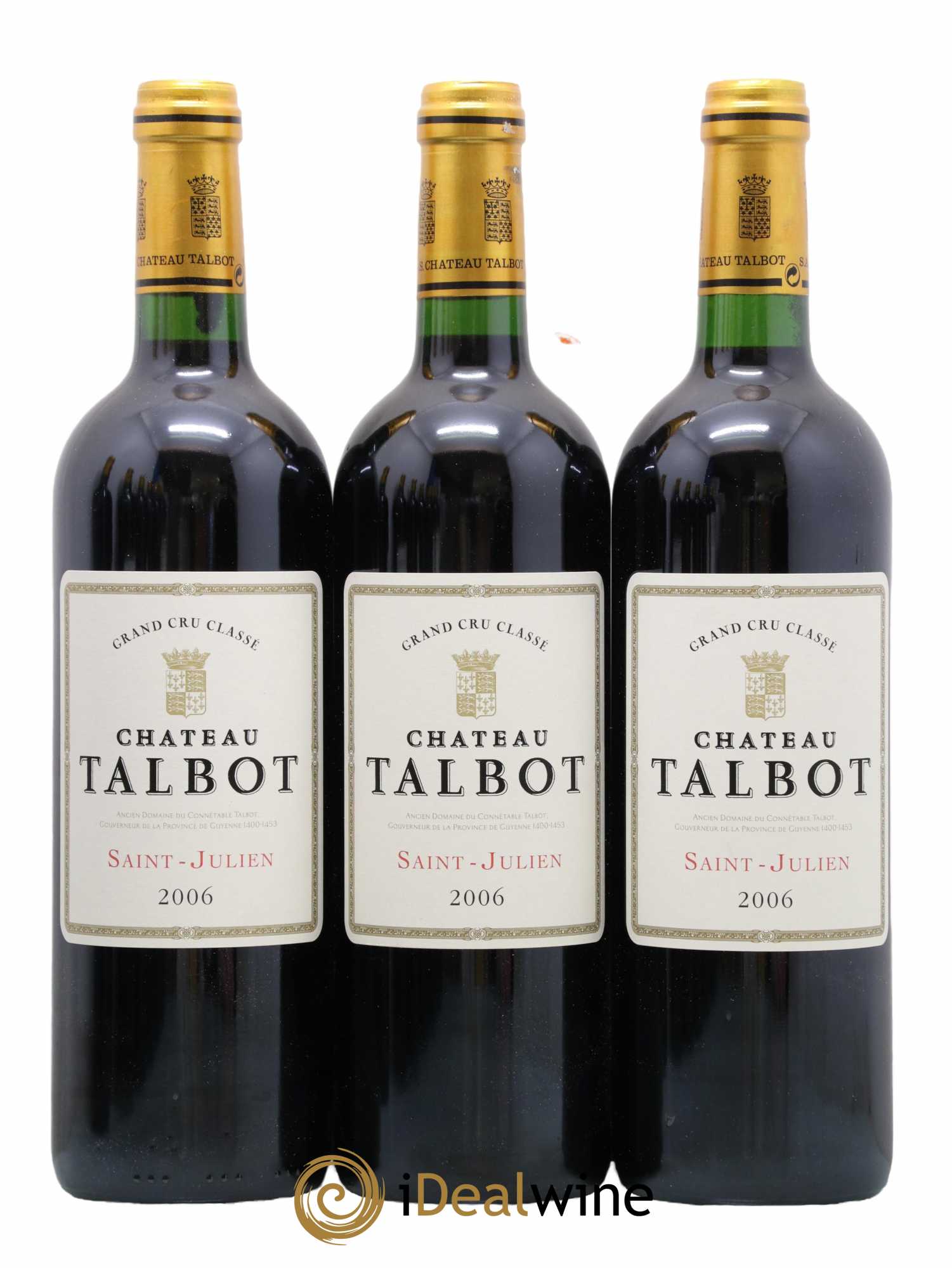 Château Talbot 4ème Grand Cru Classé 2006 - Lot de 12 bouteilles - 2