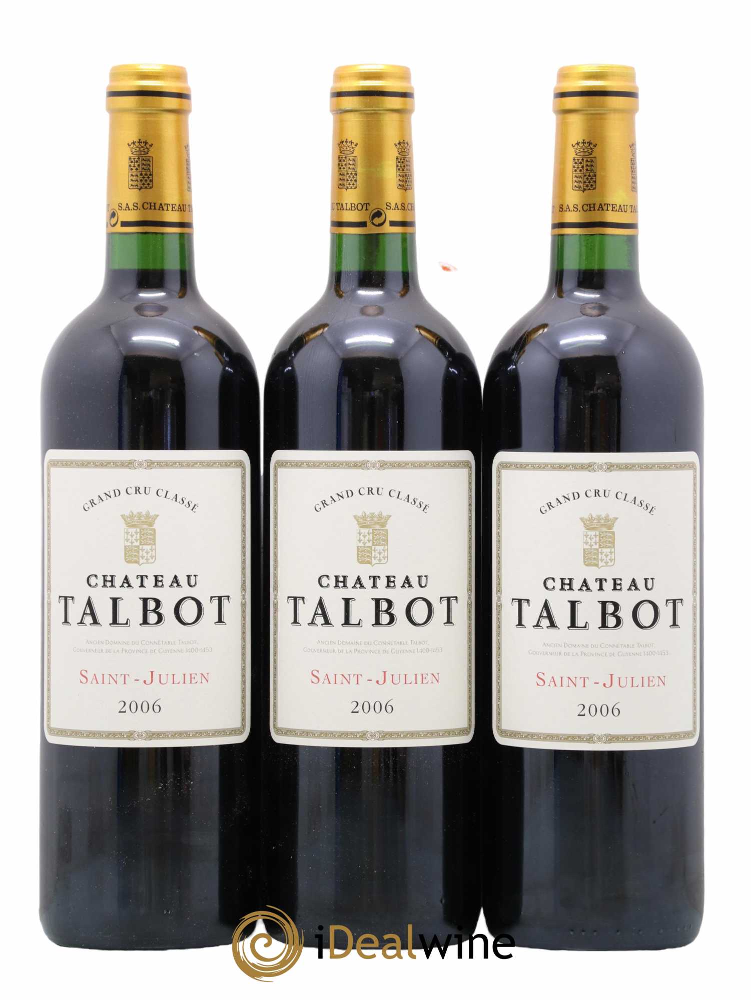 Château Talbot 4ème Grand Cru Classé 2006 - Lot de 12 bouteilles - 4
