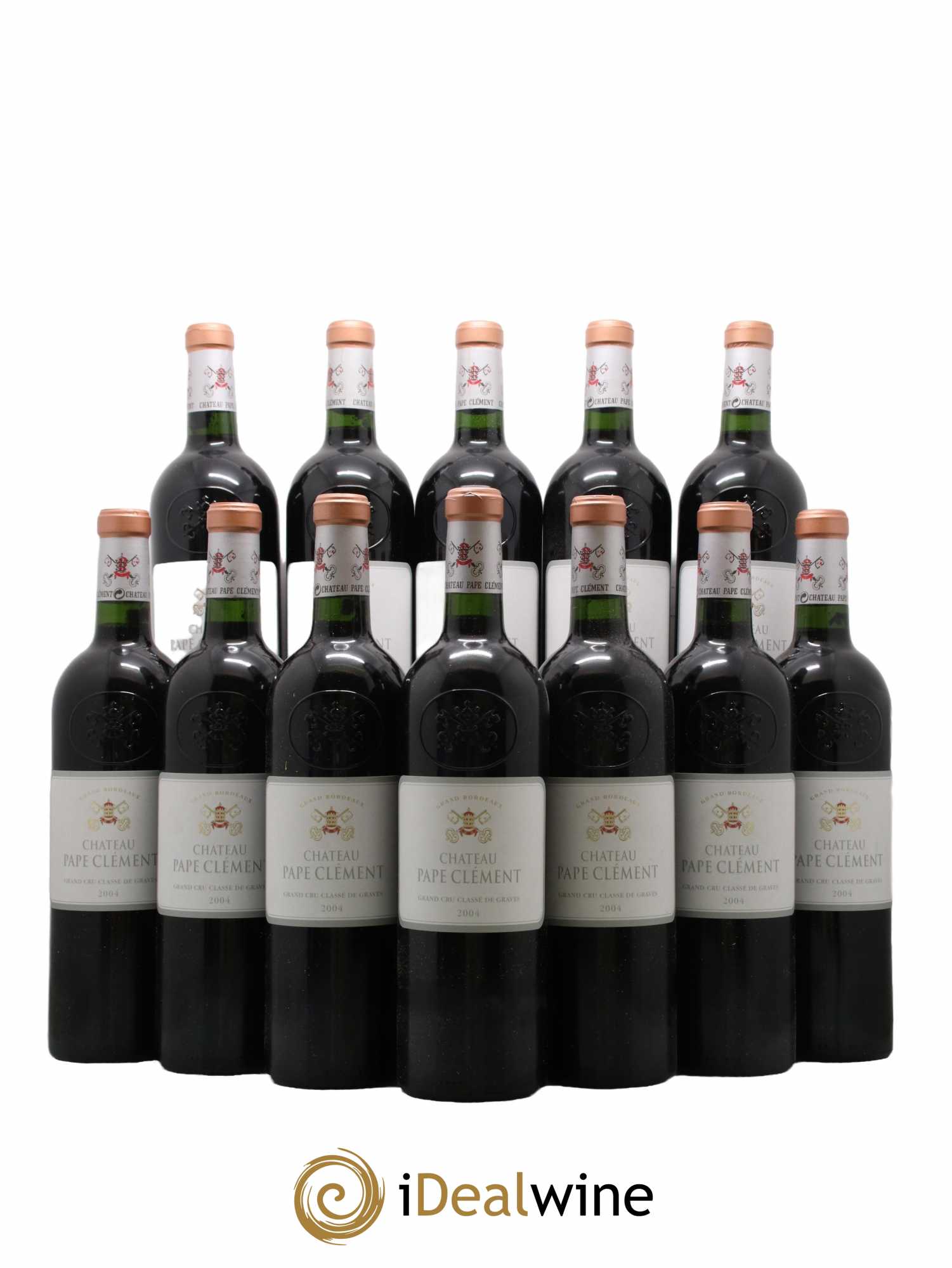 Château Pape Clément Cru Classé de Graves 2004 - Lot de 12 bouteilles - 0