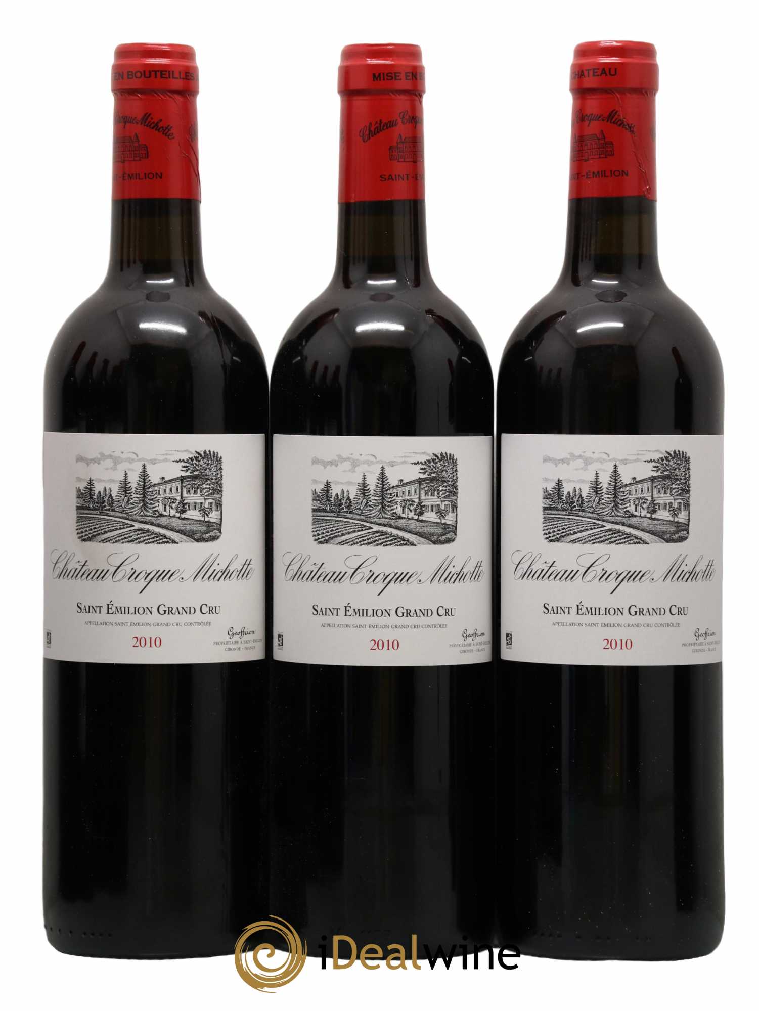 Château Croque Michotte 2010 - Lot de 12 bouteilles - 2