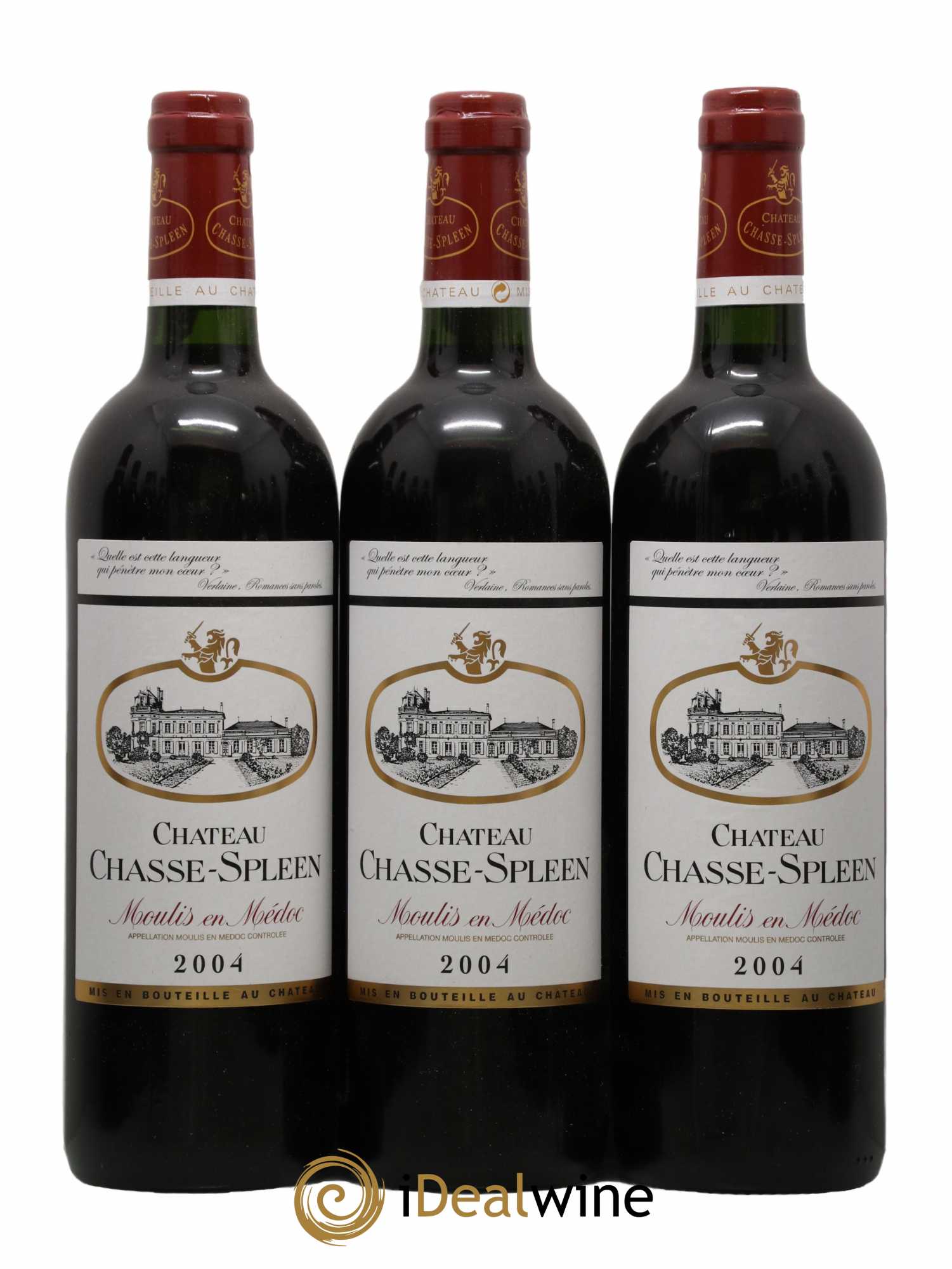 Château Chasse Spleen 2004 - Lot de 12 bouteilles - 1