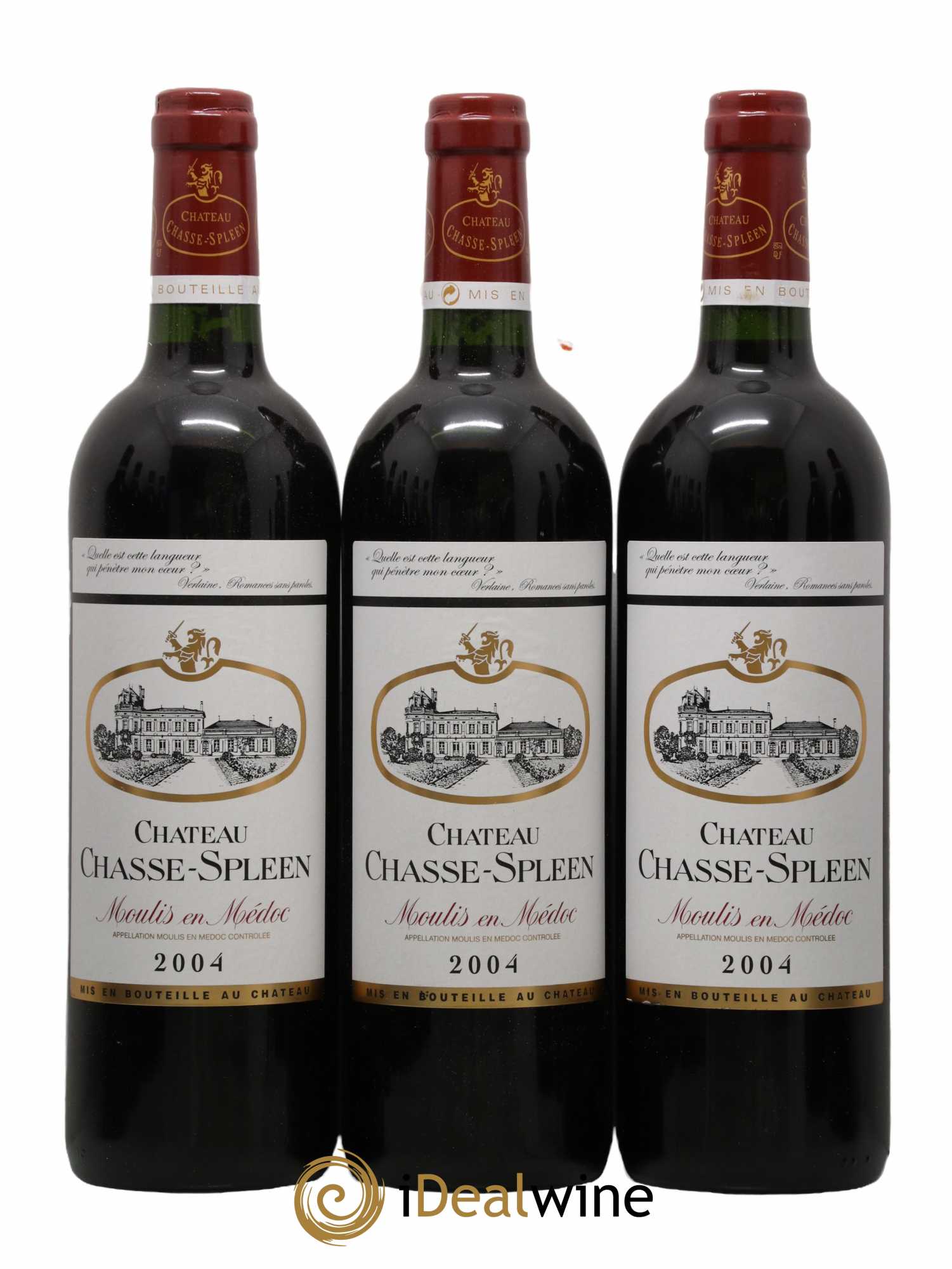 Château Chasse Spleen 2004 - Lot de 12 bouteilles - 2
