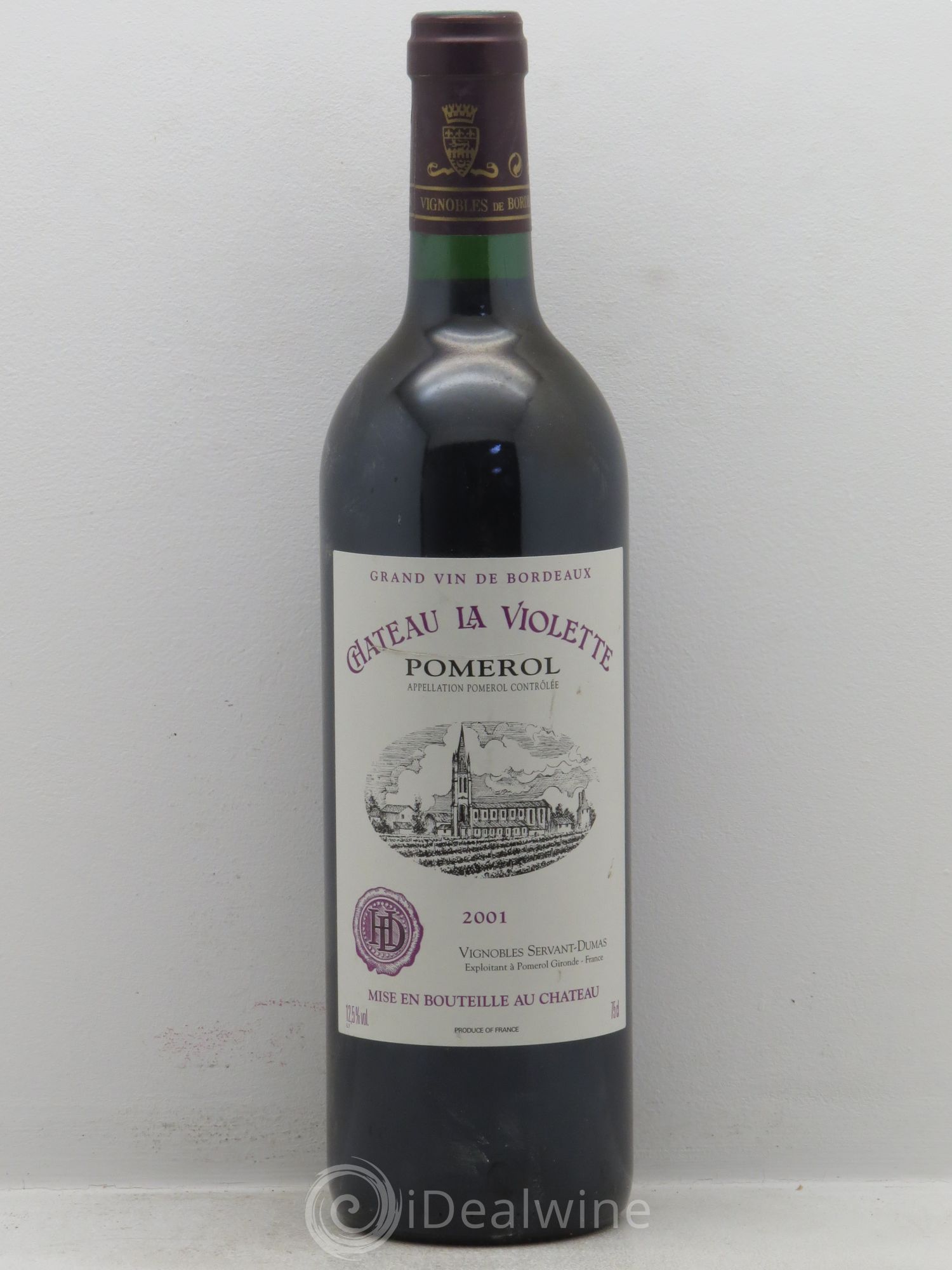 Château la Violette 2001 - Lot de 1 bouteille - 0