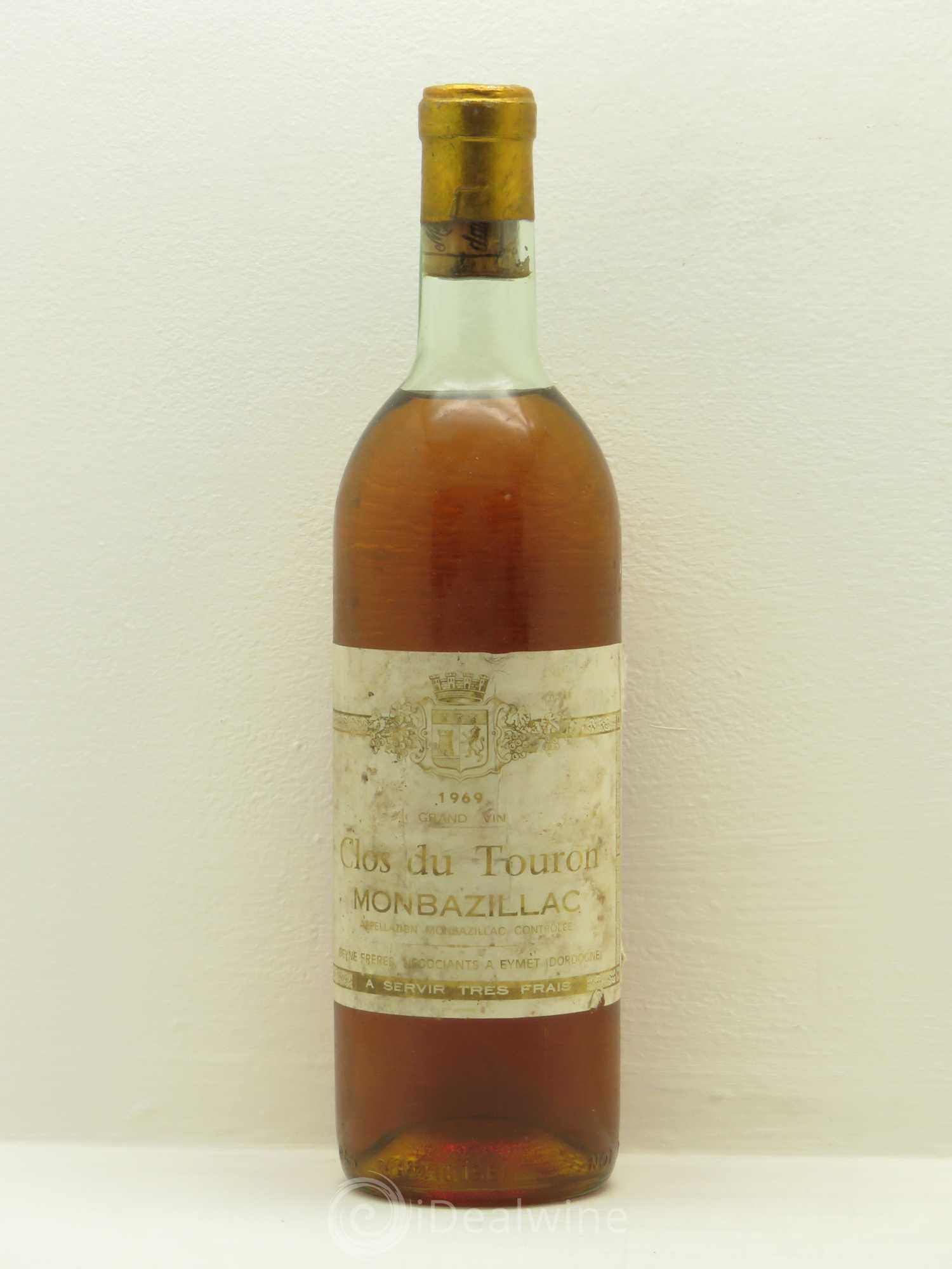Monbazillac Clos du Touron 1969 - Lotto di 1 bottiglia - 0
