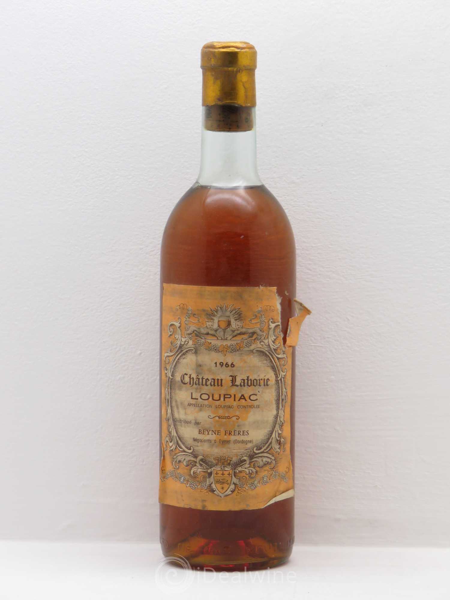 Loupiac Château Laborie 1966 - Lotto di 1 bottiglia - 0