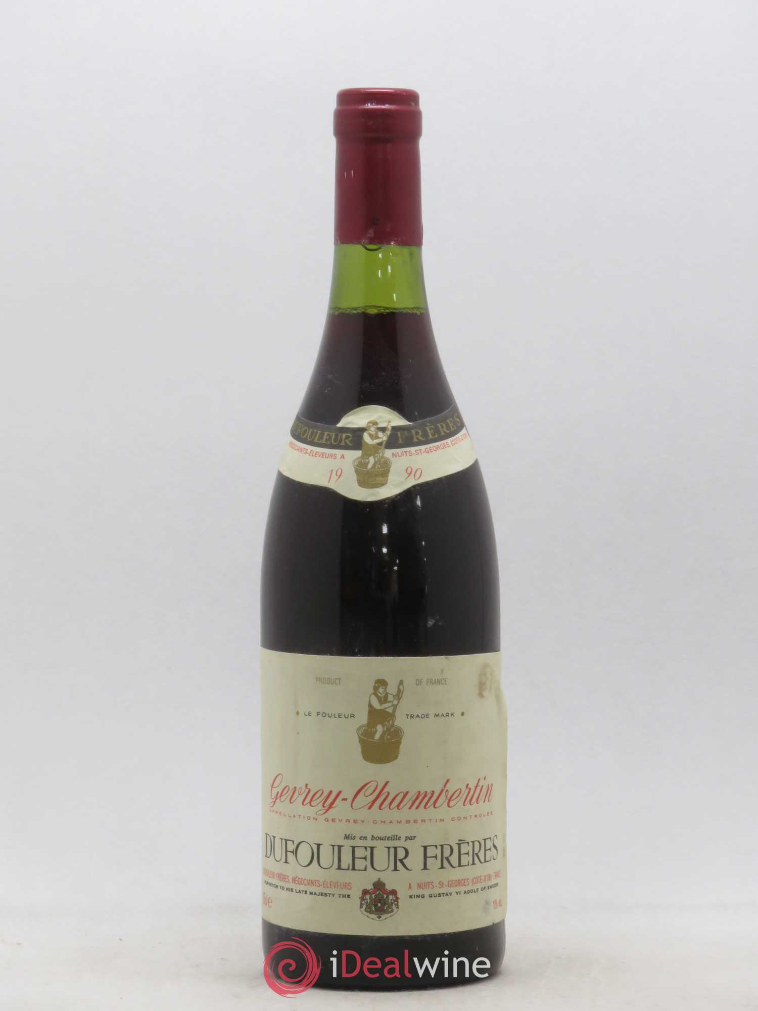 Gevrey-Chambertin Dufouleur 1990 - Lot de 1 bouteille - 0