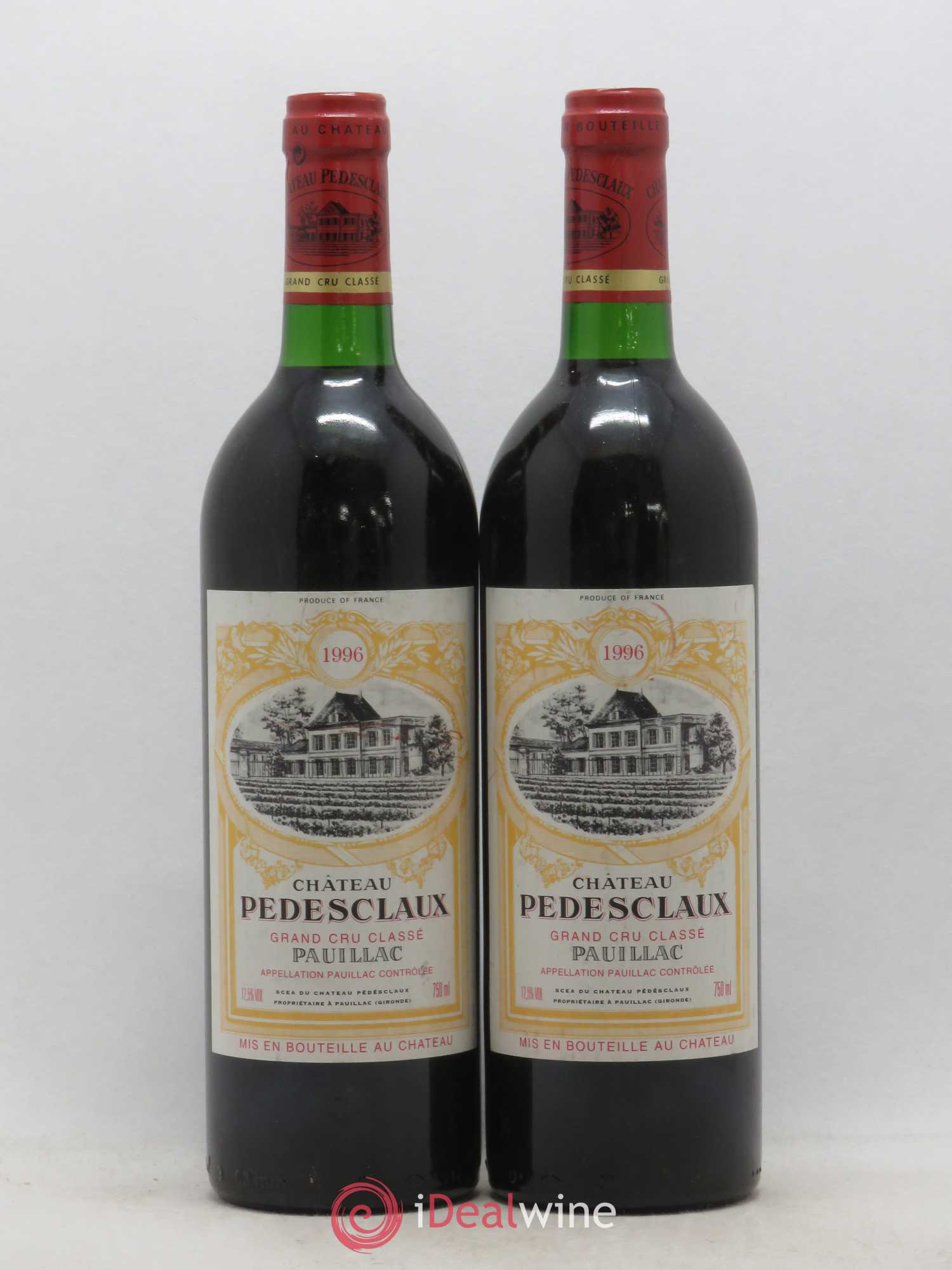 Château Pedesclaux 5ème Grand Cru Classé 1996 - Lot de 2 bouteilles - 0