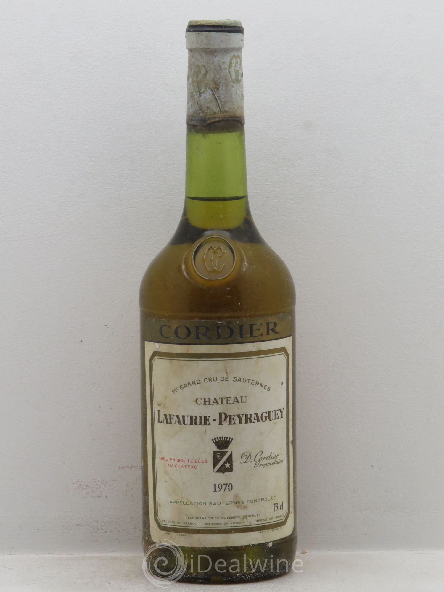 Château Lafaurie-Peyraguey 1er Grand Cru Classé 1970 - Lotto di 1 bottiglia - 0