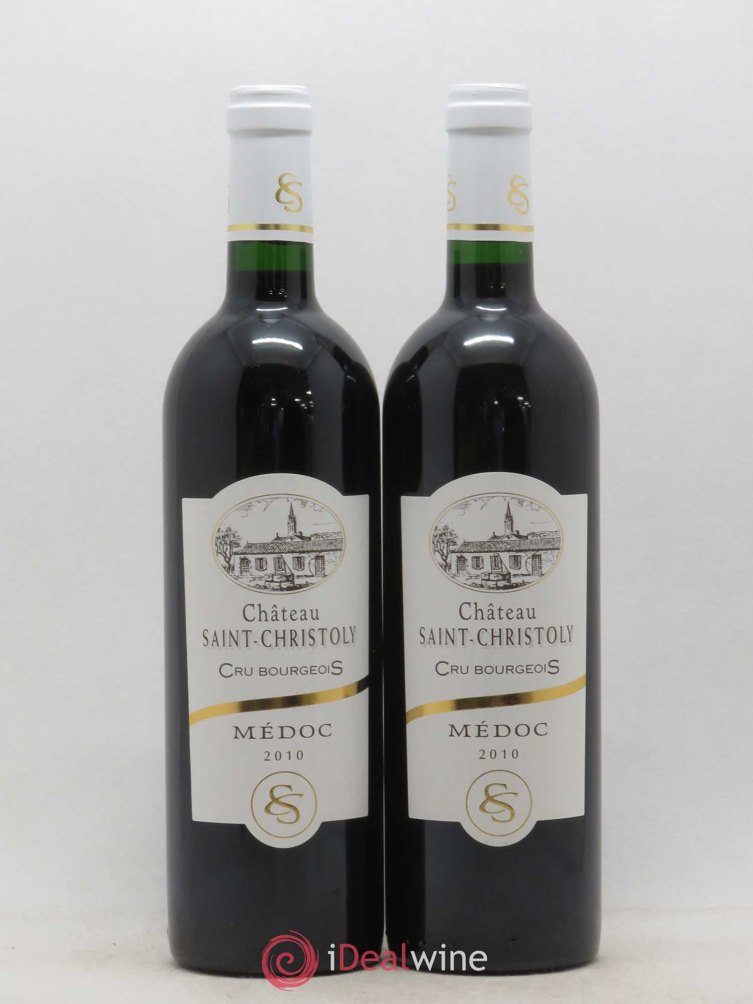 Château Saint-Christoly Cru Bourgeois 2010 - Lot de 2 bouteilles - 0