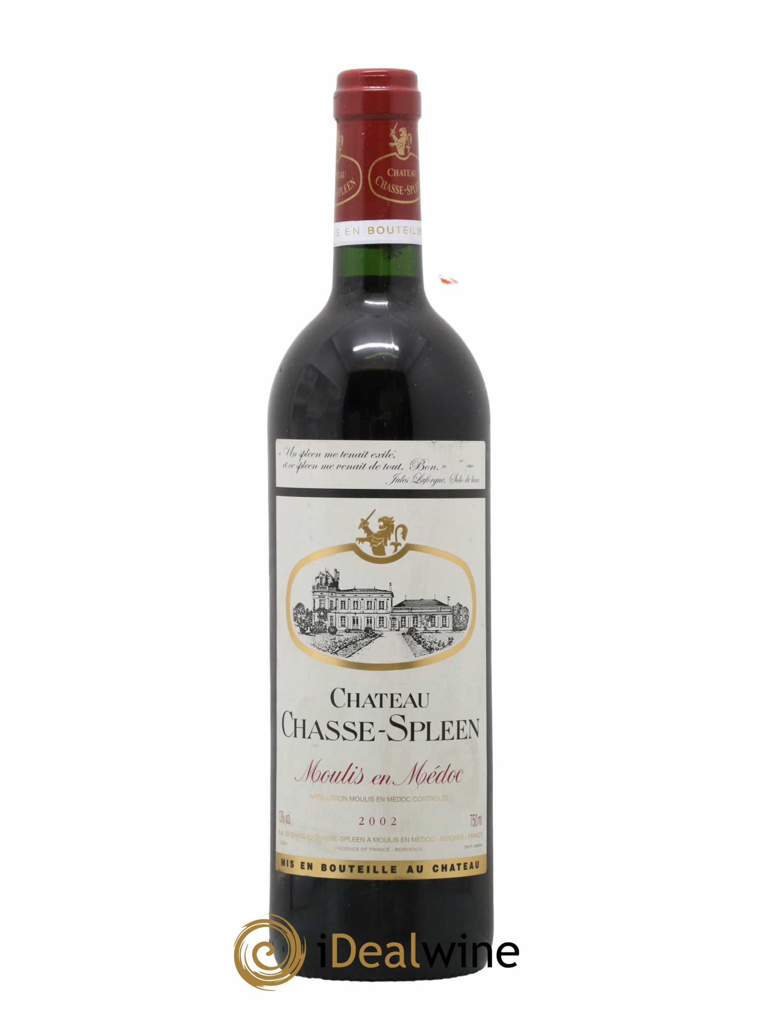 Château Chasse Spleen 2002 - Lot de 1 bouteille - 0