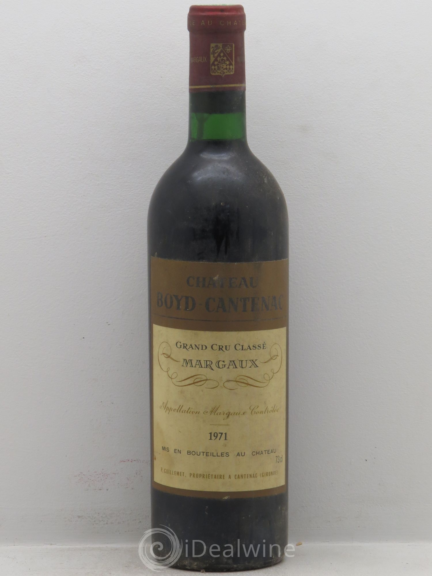 Château Boyd Cantenac 3ème Grand Cru Classé 1971 - Lot de 1 bouteille - 0