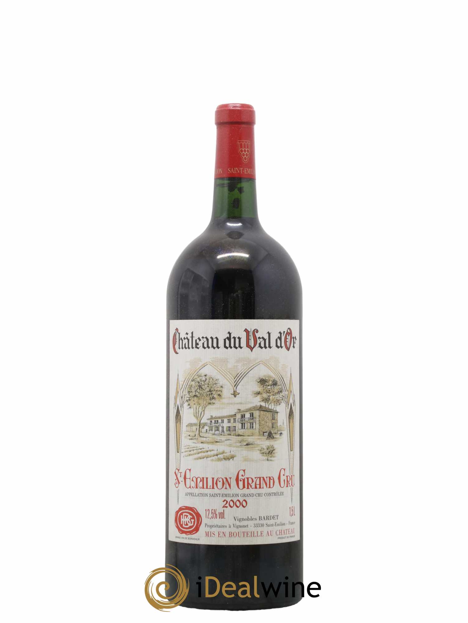 Saint-Émilion Grand Cru Château du Val d'Or 2000 - Lot de 1 magnum - 1