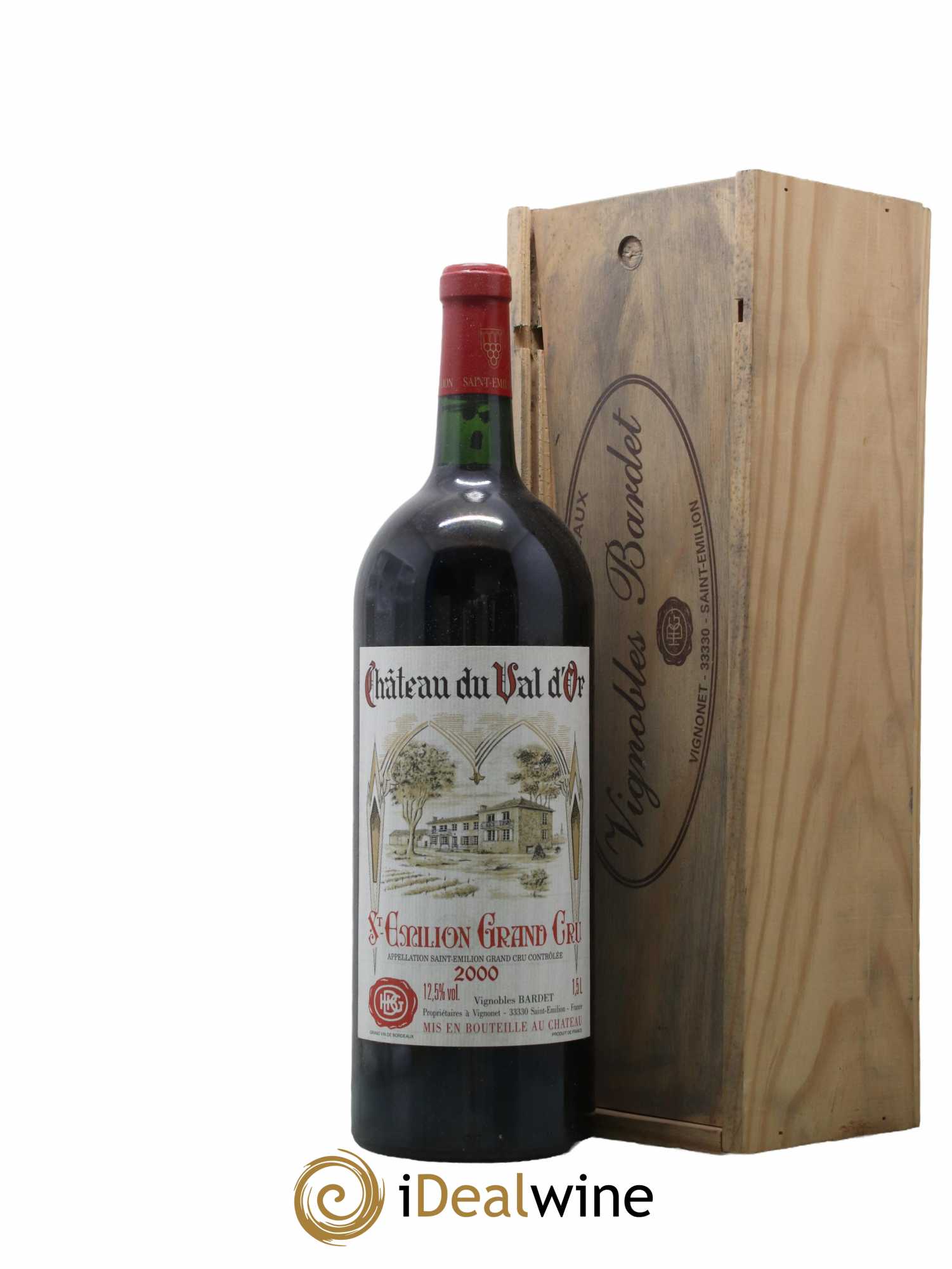 Saint-Émilion Grand Cru Château du Val d'Or 2000 - Lot de 1 magnum - 0