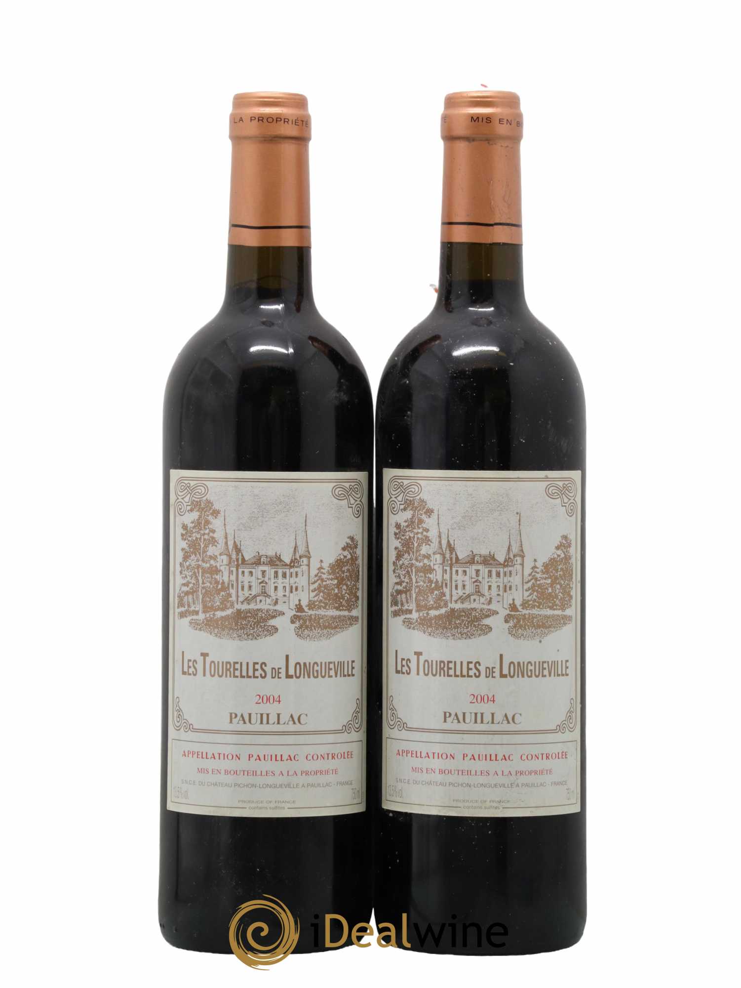 Les Tourelles de Longueville Second Vin 2004 - Lot de 2 bouteilles - 0