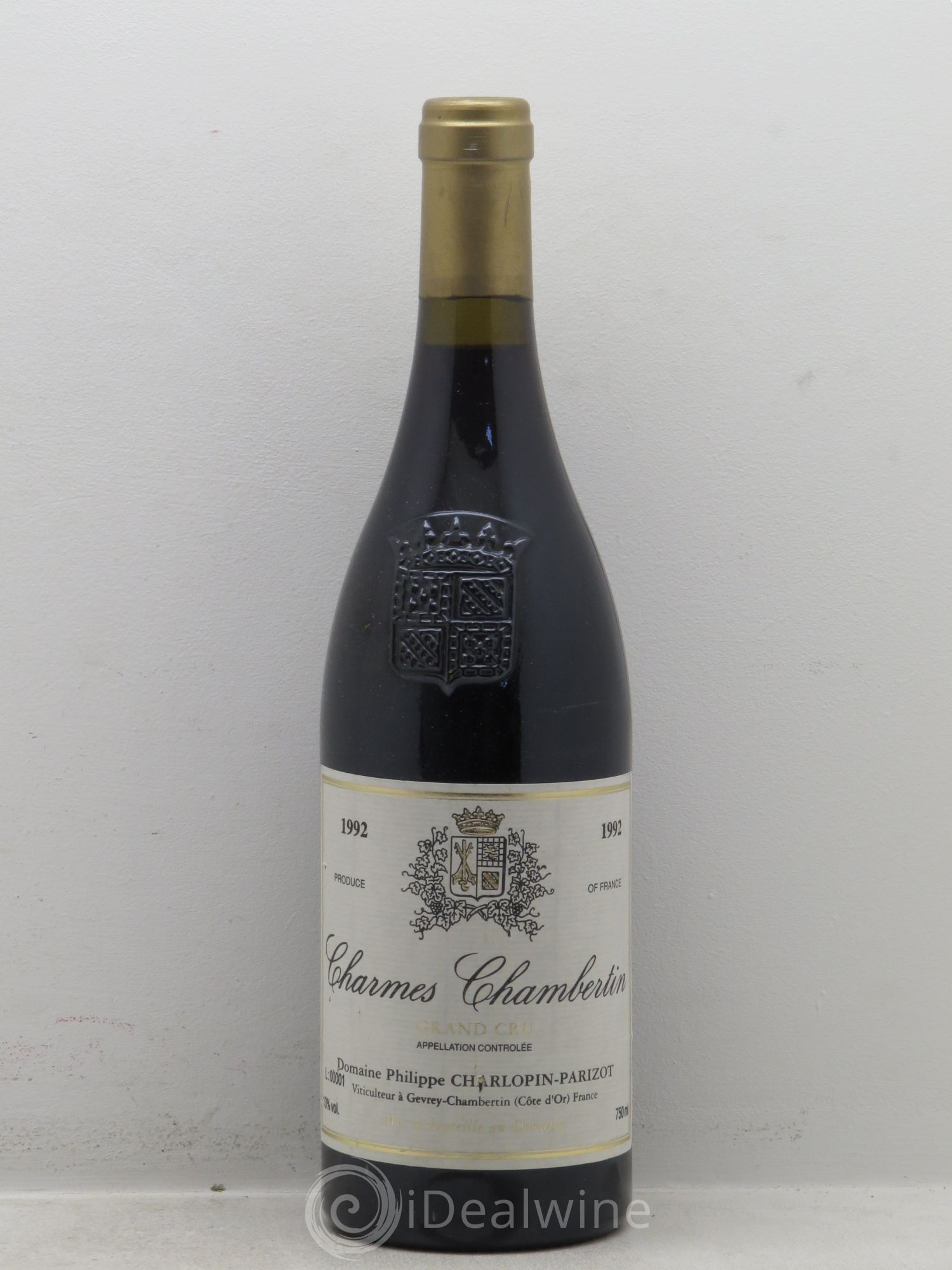 Charmes-Chambertin Grand Cru Domaine Charlopin-Parizot 1992 - Posten von 1 Flasche - 0