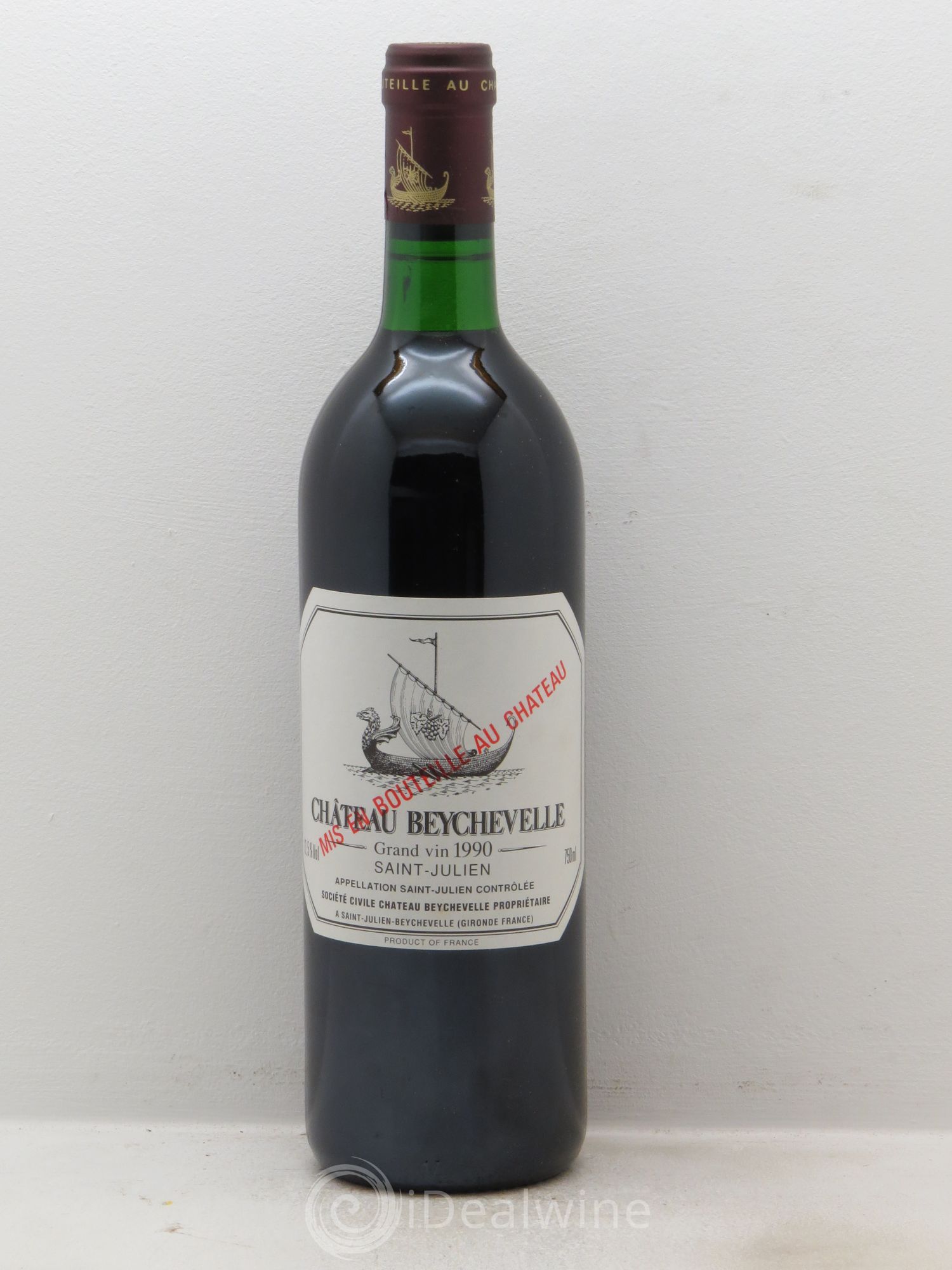 Château Beychevelle 4ème Grand Cru Classé 1990 - Lot de 12 bouteilles - 0