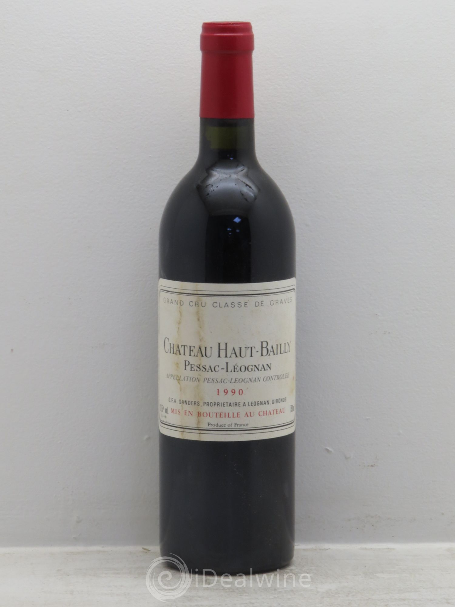 Château Haut-Bailly Cru Classé de Graves 1990 - Lot de 6 bouteilles - 0
