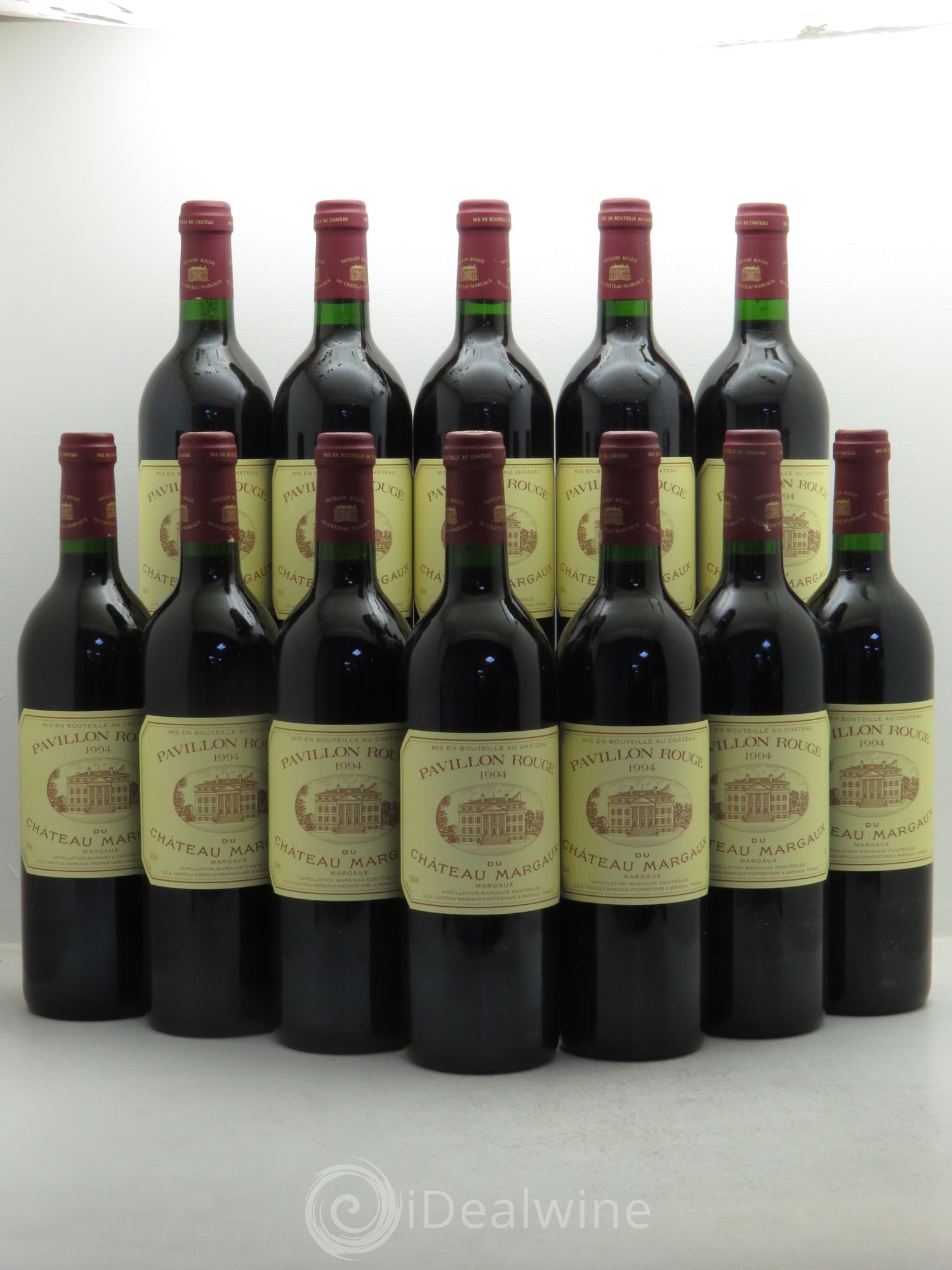 Pavillon Rouge du Château Margaux Second Vin 1994 - Lot de 12 bouteilles - 0