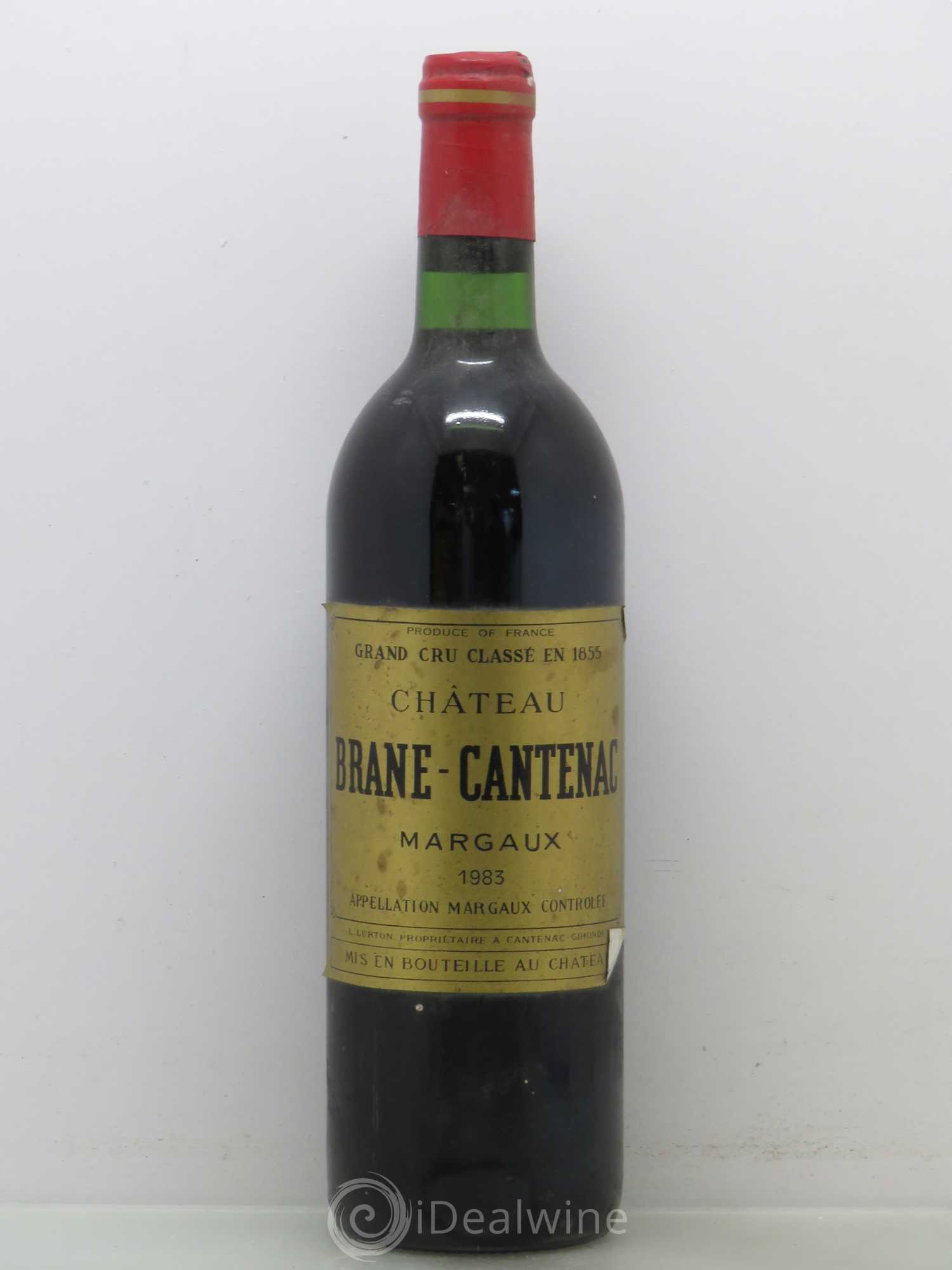 Château Brane Cantenac 2ème Grand Cru Classé 1983 - Lot de 1 bouteille - 0