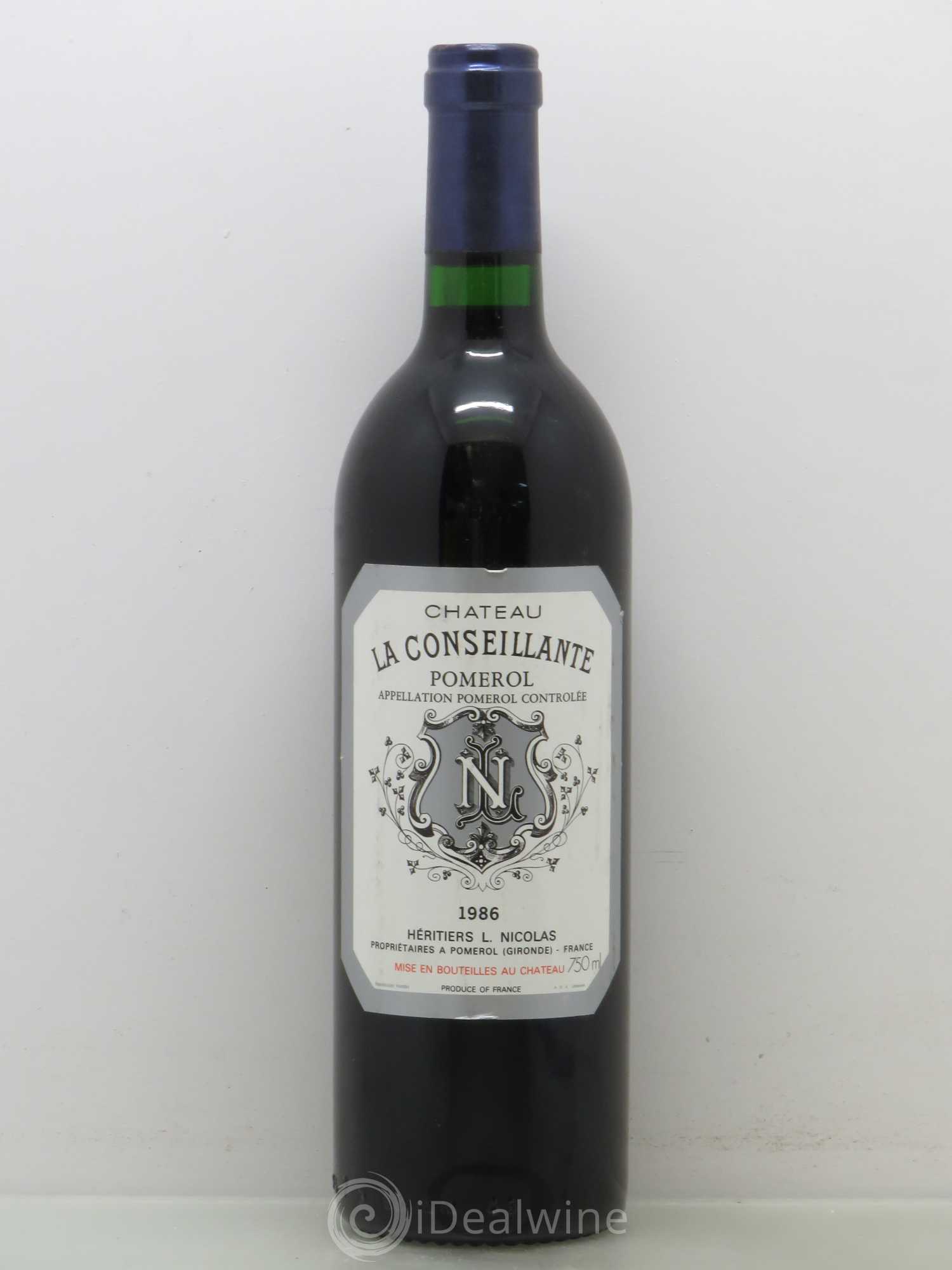 Château la Conseillante 1986 - Lot de 1 bouteille - 0