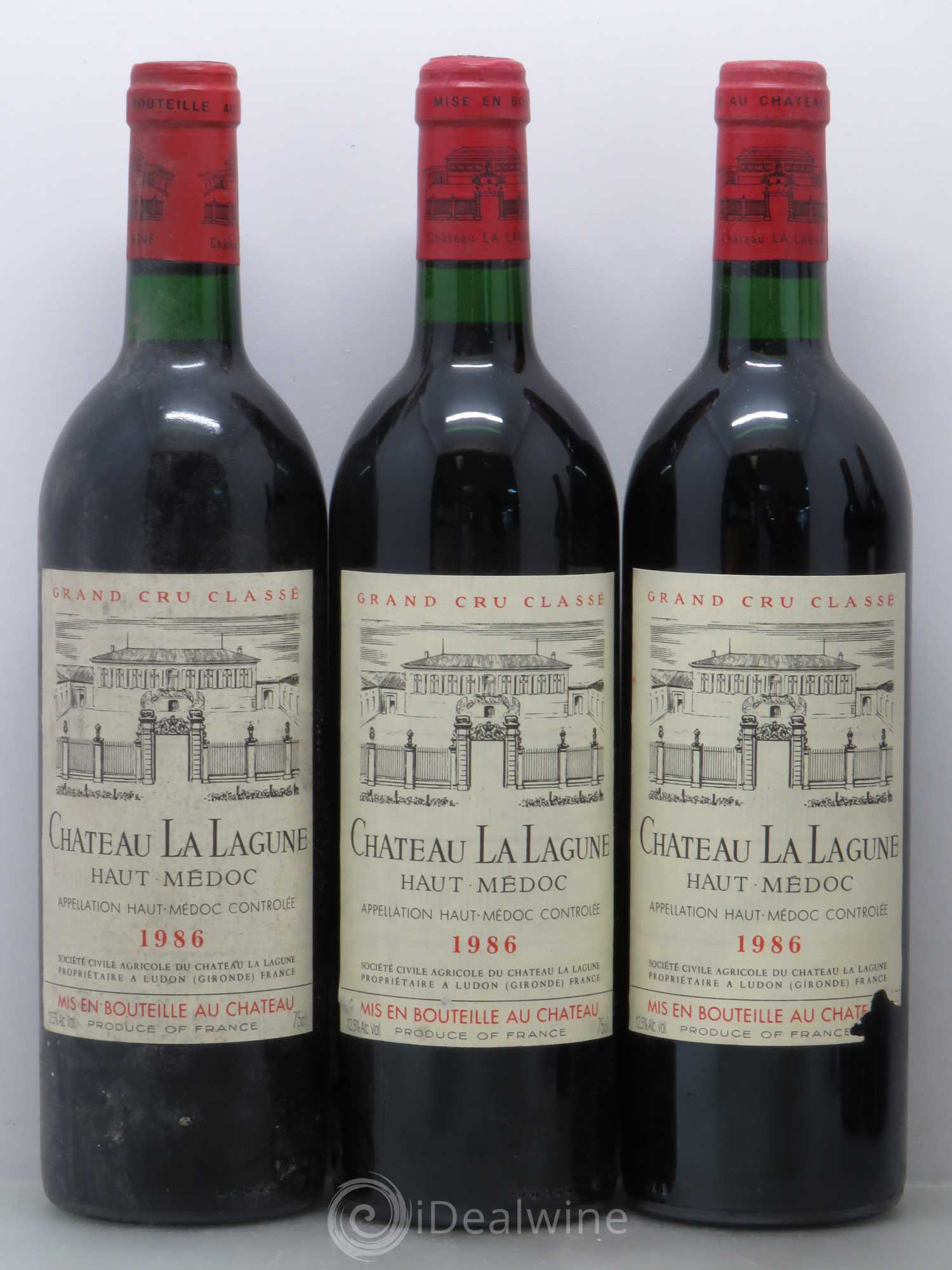 Château la Lagune 3ème Grand Cru Classé 1986 - Lot de 5 bouteilles - 1