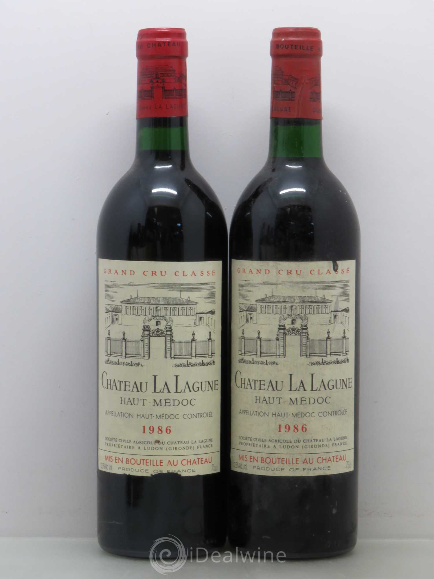 Château la Lagune 3ème Grand Cru Classé 1986 - Lot de 5 bouteilles - 2