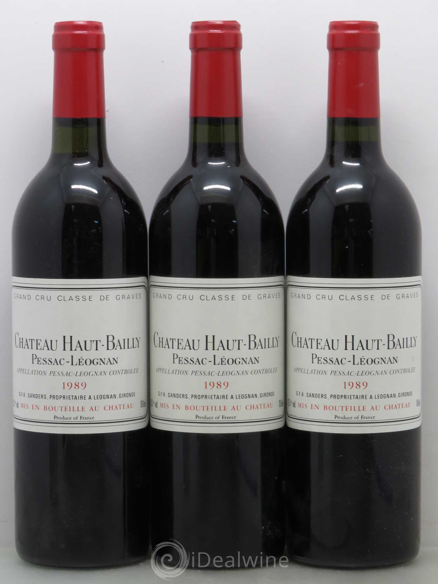 Château Haut-Bailly Cru Classé de Graves 1989 - Lot de 6 bouteilles - 2