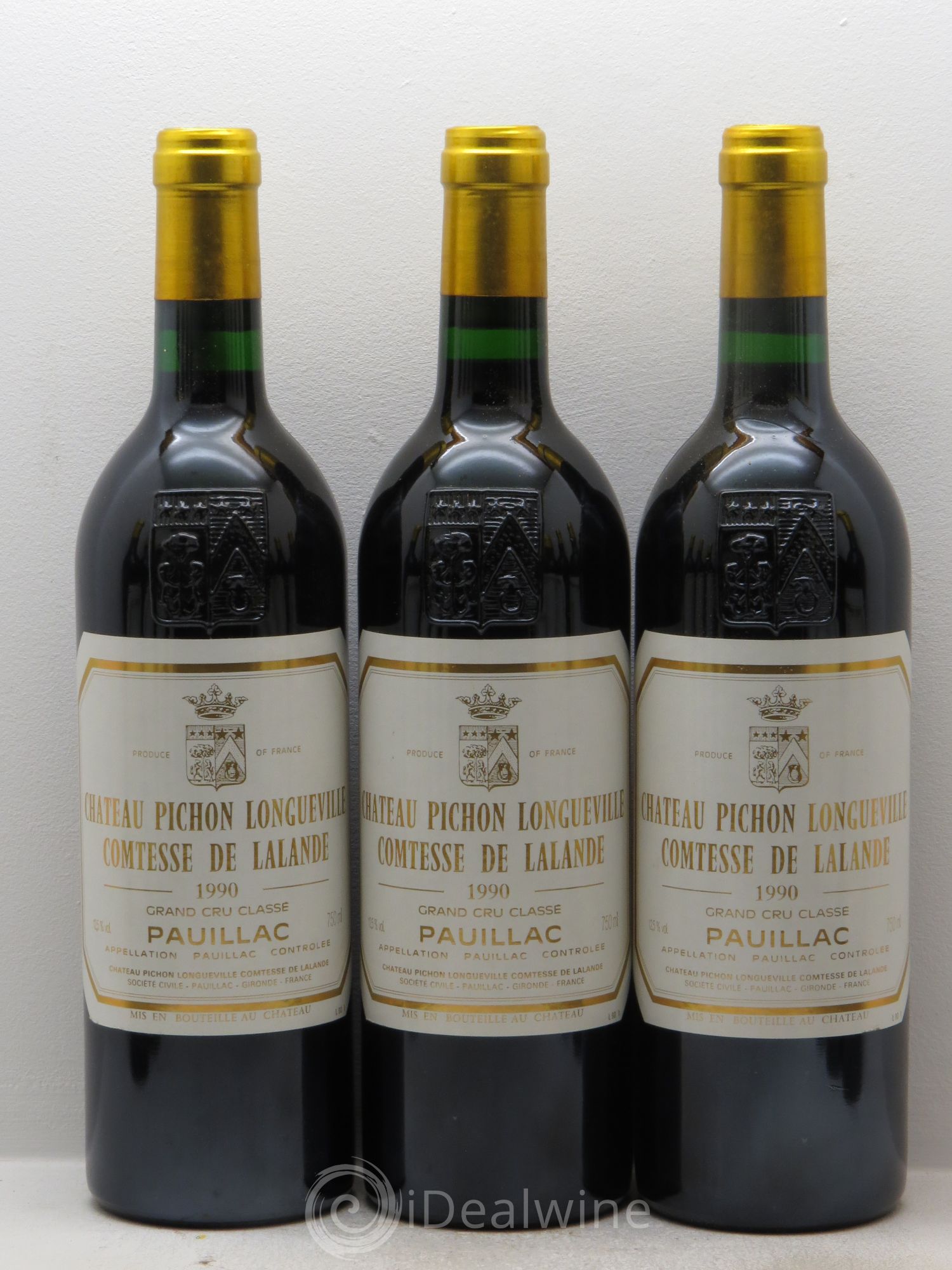Château Pichon Longueville Comtesse de Lalande 2ème Grand Cru Classé 1990 - Lot de 12 bouteilles - 1