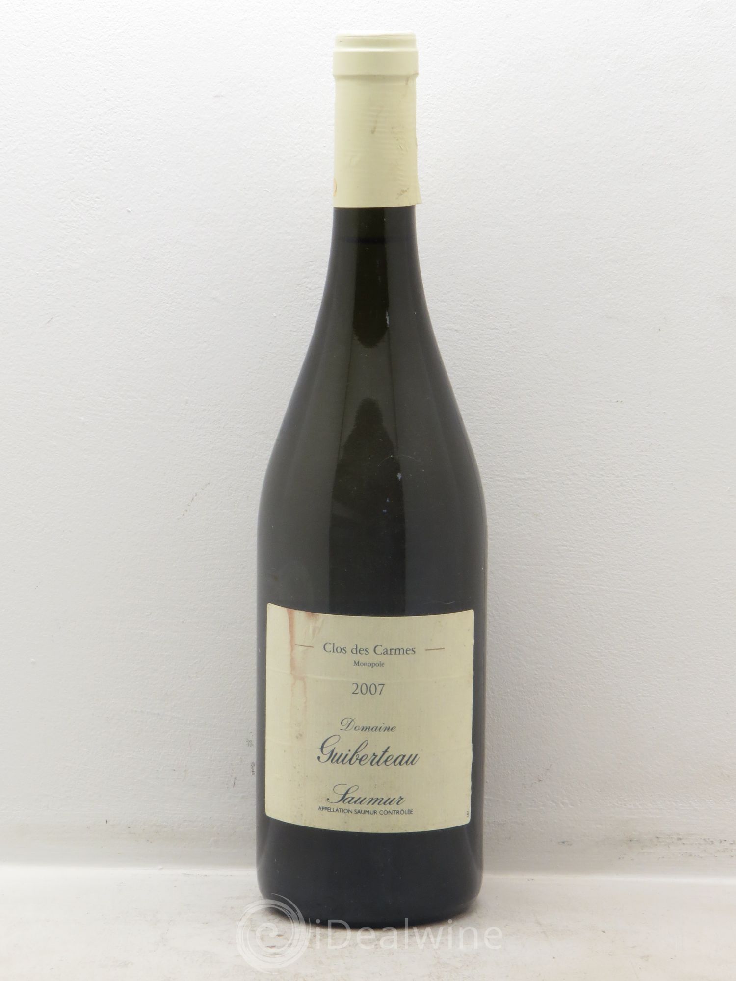 Saumur Clos de Carmes Domaine Guiberteau 2007 - Posten von 1 Flasche - 0