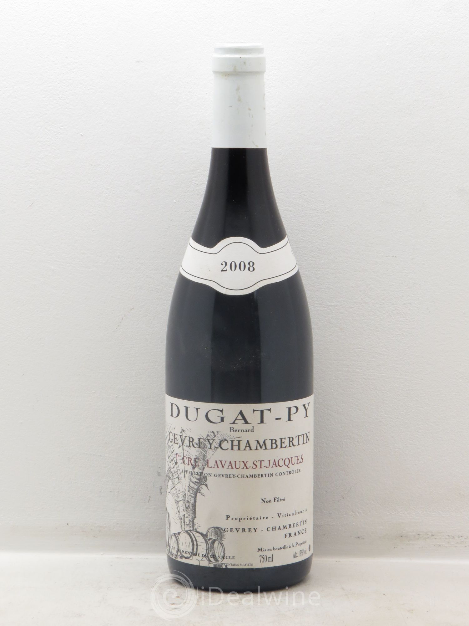 Gevrey-Chambertin 1er Cru Lavaux Saint Jacques Dugat-Py 2008 - Lot de 1 bouteille - 0