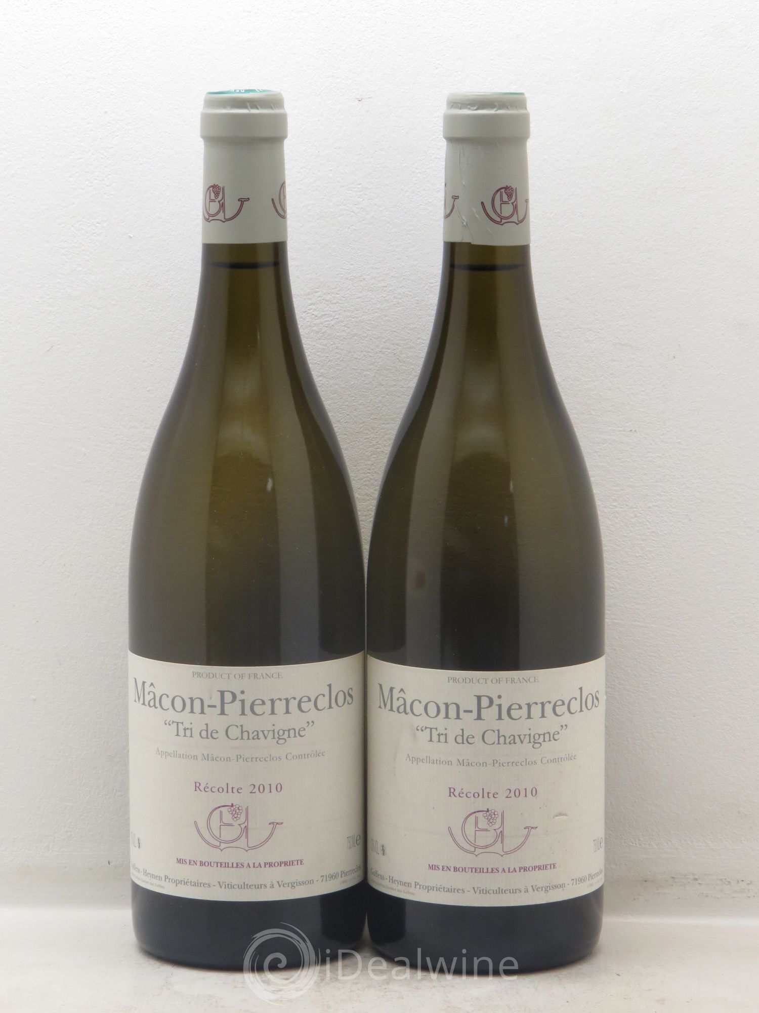 Mâcon-Pierreclos Tri de Chavigne Guffens-Heynen 2010 - Lot de 2 bouteilles - 0