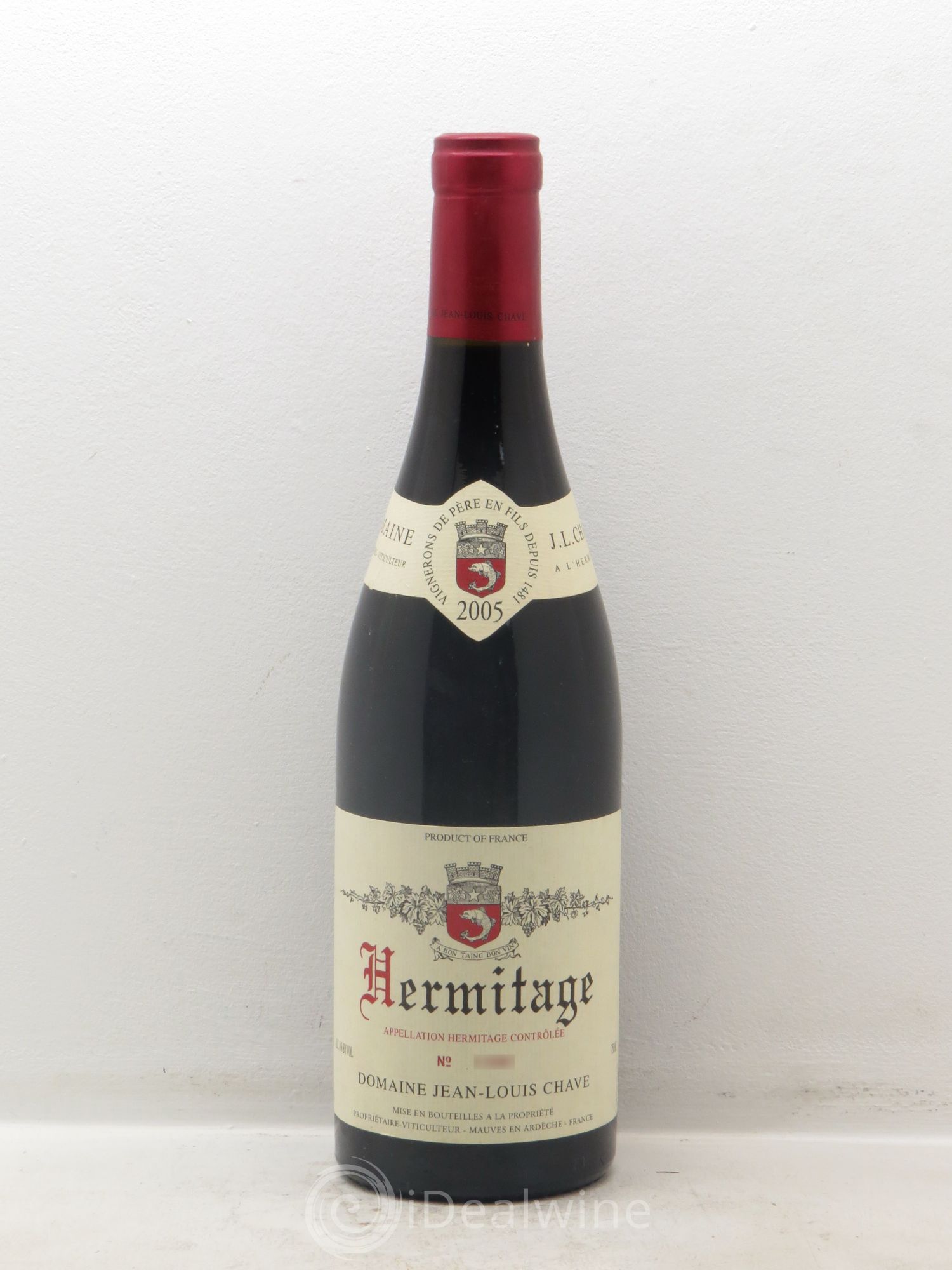 Hermitage Jean-Louis Chave 2005 - Lot de 1 bouteille - 0