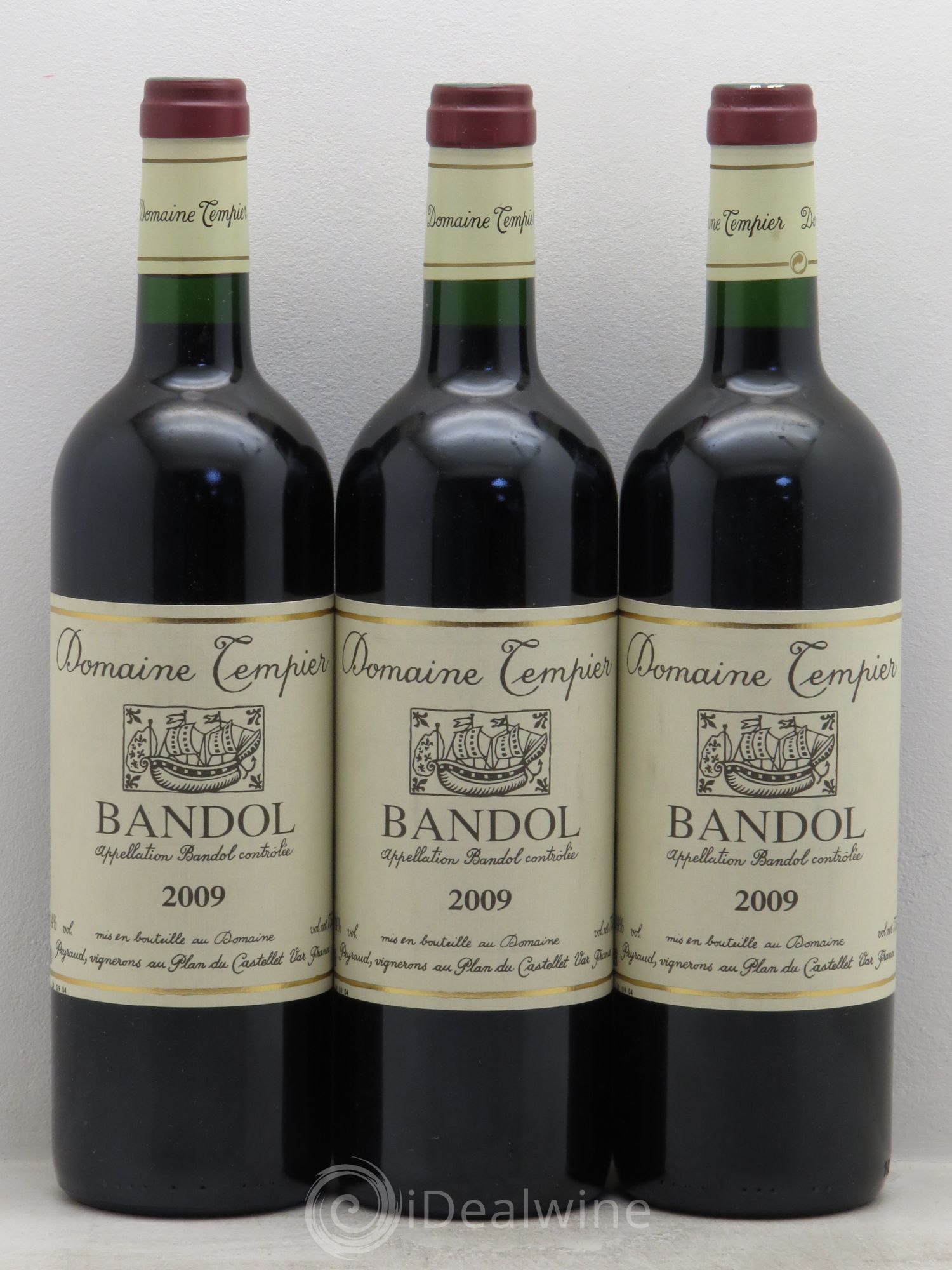 Bandol Domaine Tempier Famille Peyraud 2009 - Lot de 3 bouteilles - 0