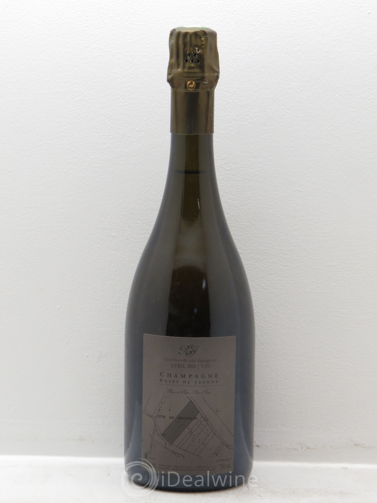 Champagne Roses de Jeanne Côte de Bechalin 2007 - Lot de 1 bouteille - 1