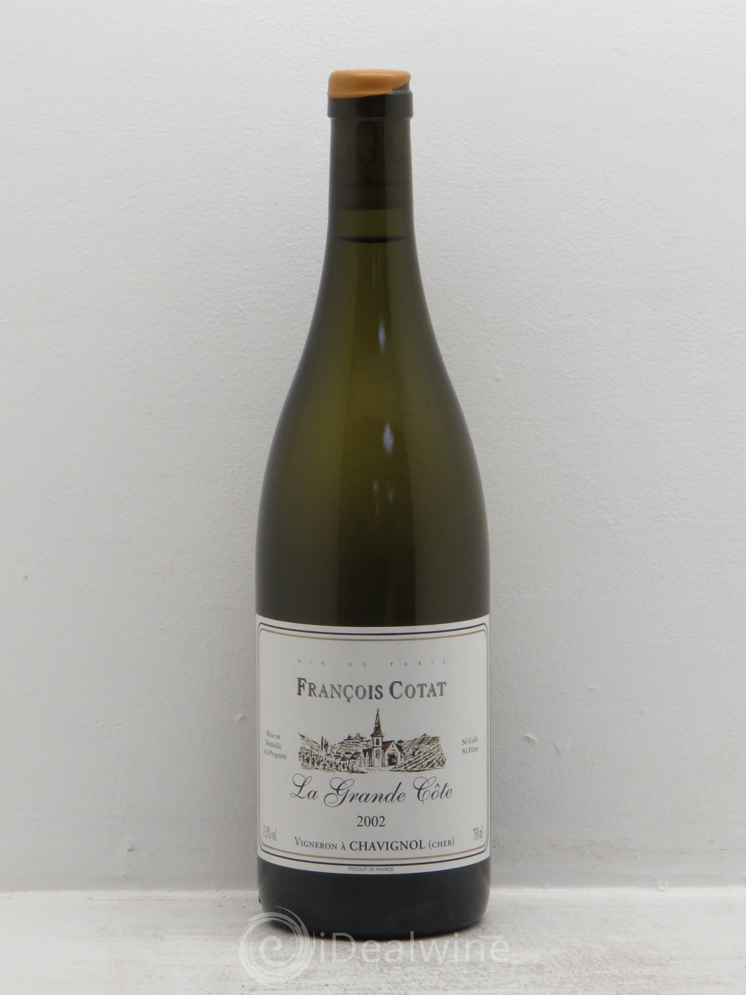 Vin de table La grande côte François Cotat 2002 - Posten von 1 Flasche - 0