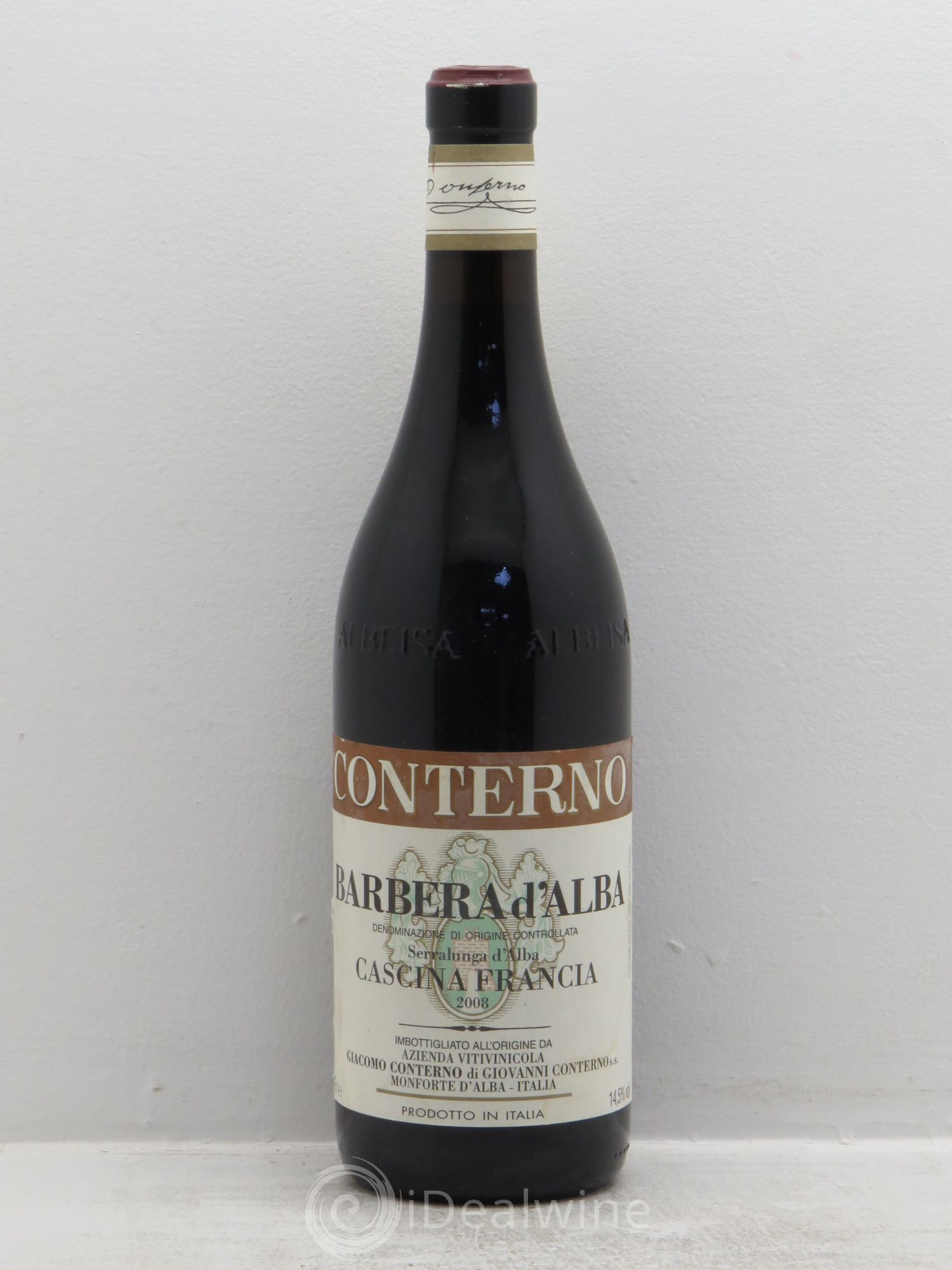 Barbera d'Alba DOC Giacomo Conterno 2008 - Lot de 1 bouteille - 0