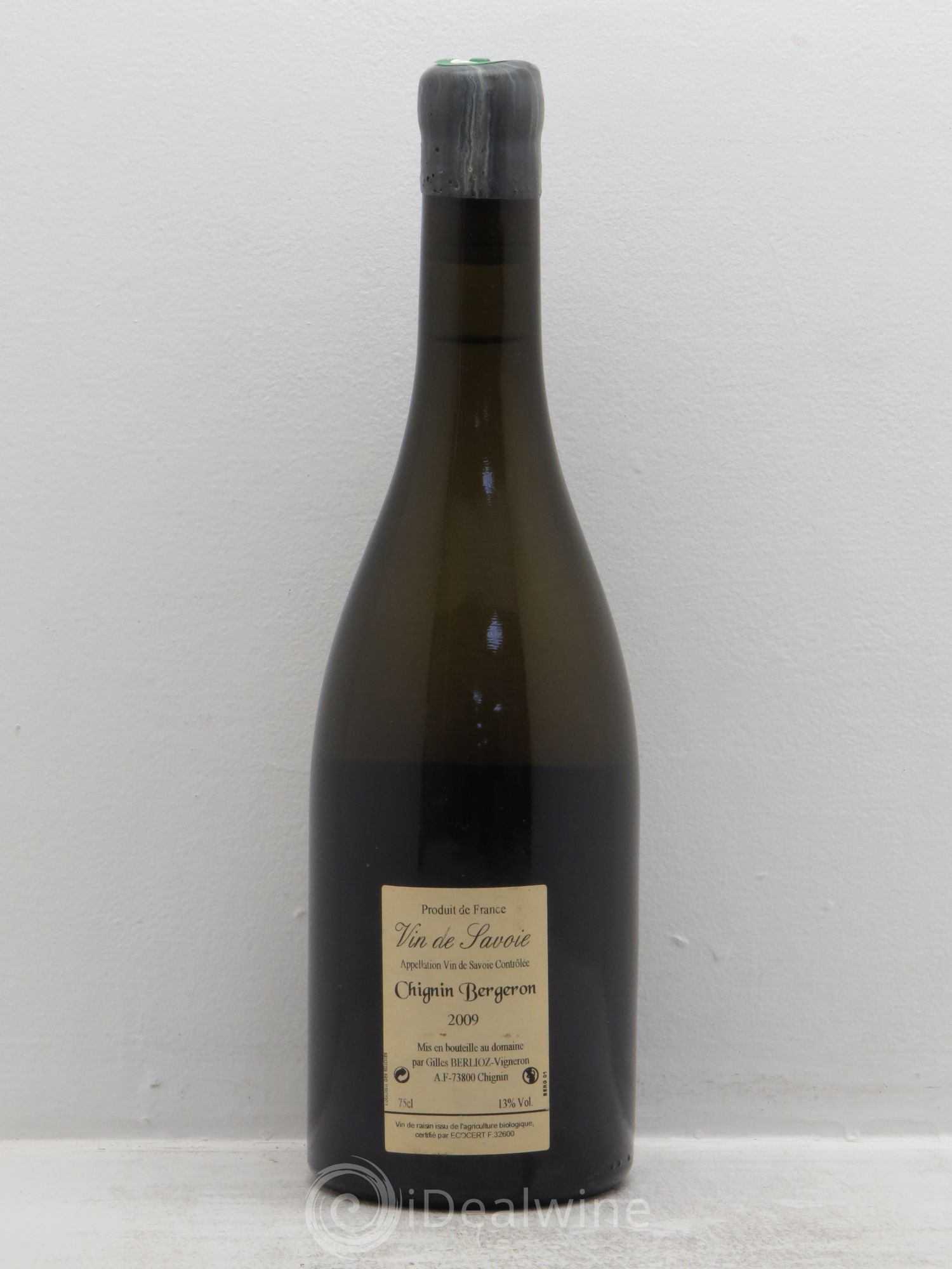 Vin de Savoie Chignin-Bergeron Les Filles Gilles Berlioz 2009 - Lot de 1 bouteille - 1