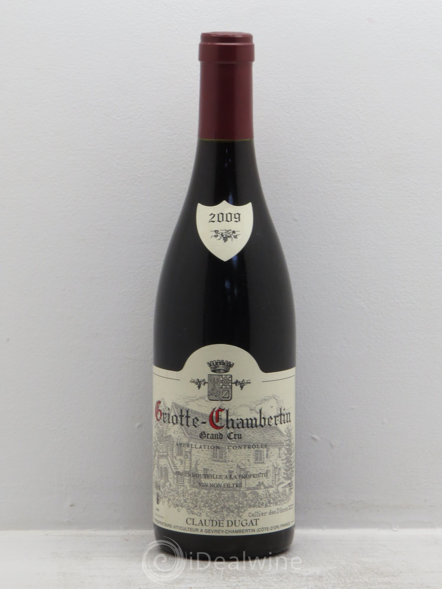 Griotte-Chambertin Grand Cru Claude Dugat 2009 - Lot de 1 bouteille - 0