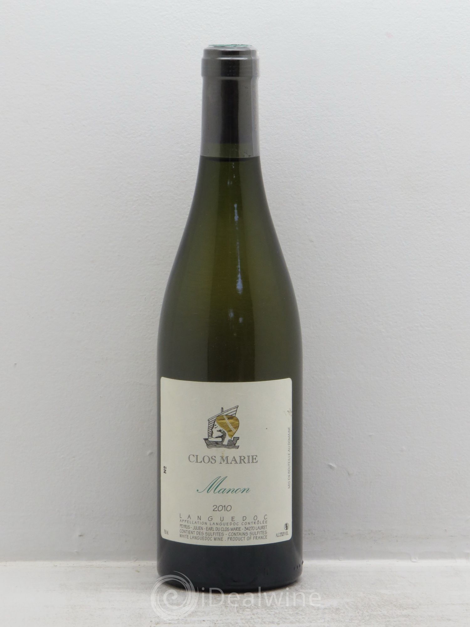 Languedoc Clos Marie Manon Christophe Peyrus et Françoise Julien 2010 - Lot de 1 bouteille - 0
