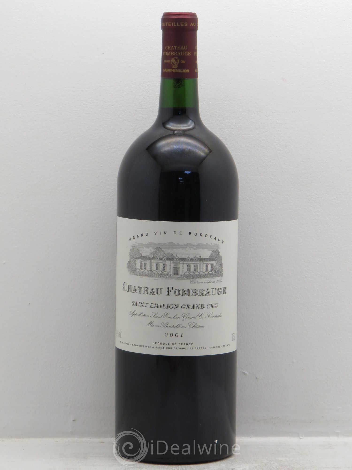 Château Fombrauge Grand Cru Classé (sans prix de réserve) 2001 - Lot de 1 magnum - 0