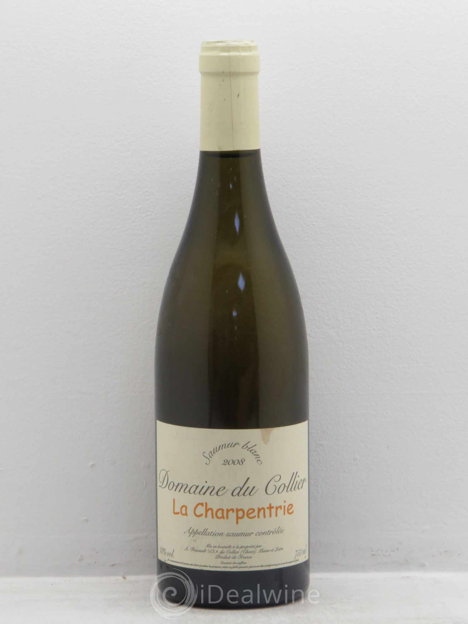 Saumur La Charpentrie Domaine du Collier (sans prix de réserve) 2008 - Lot de 1 bouteille - 0