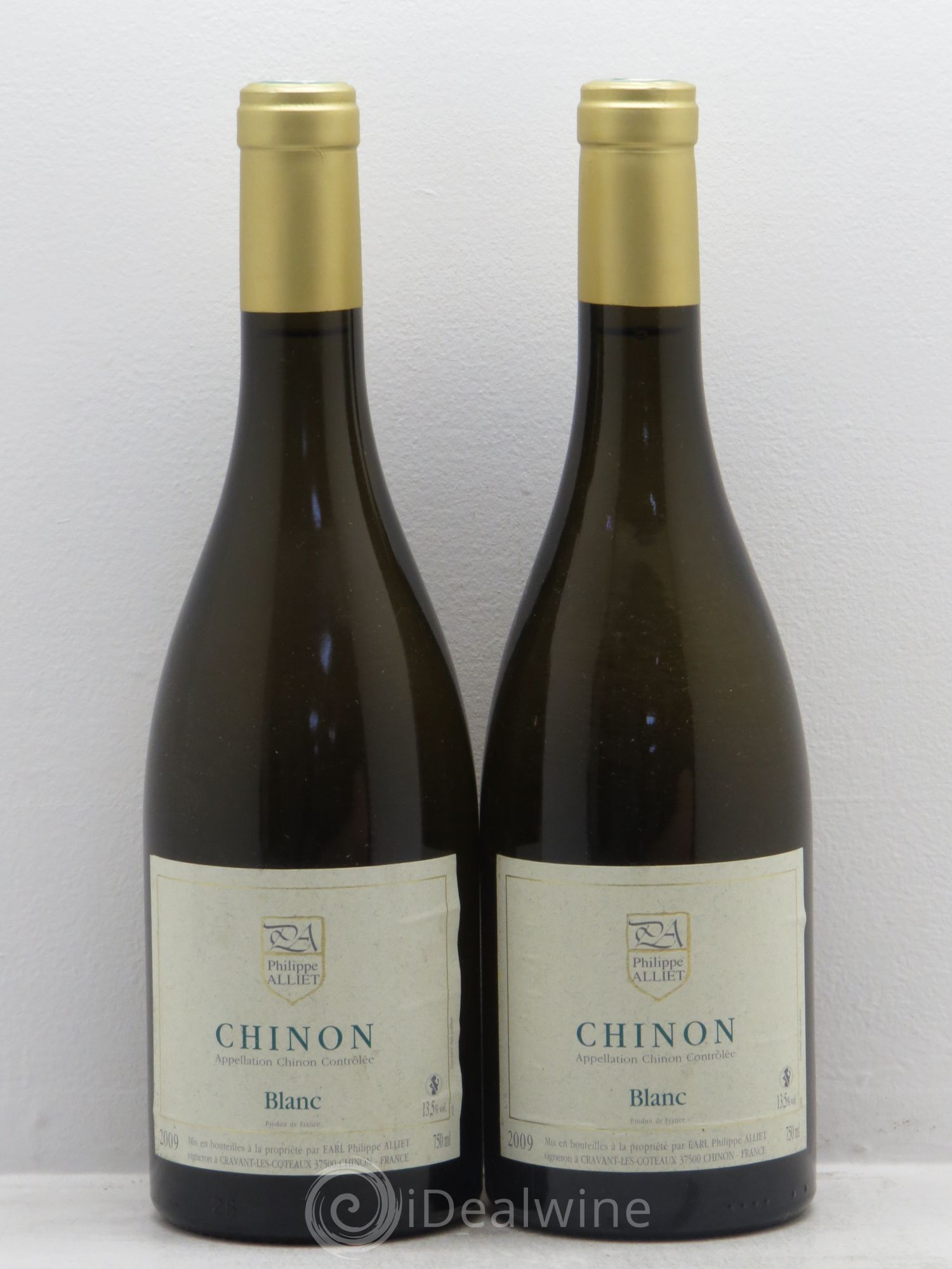 Chinon Philippe Alliet (sans prix de réserve) 2009 - Lot de 2 bouteilles - 0