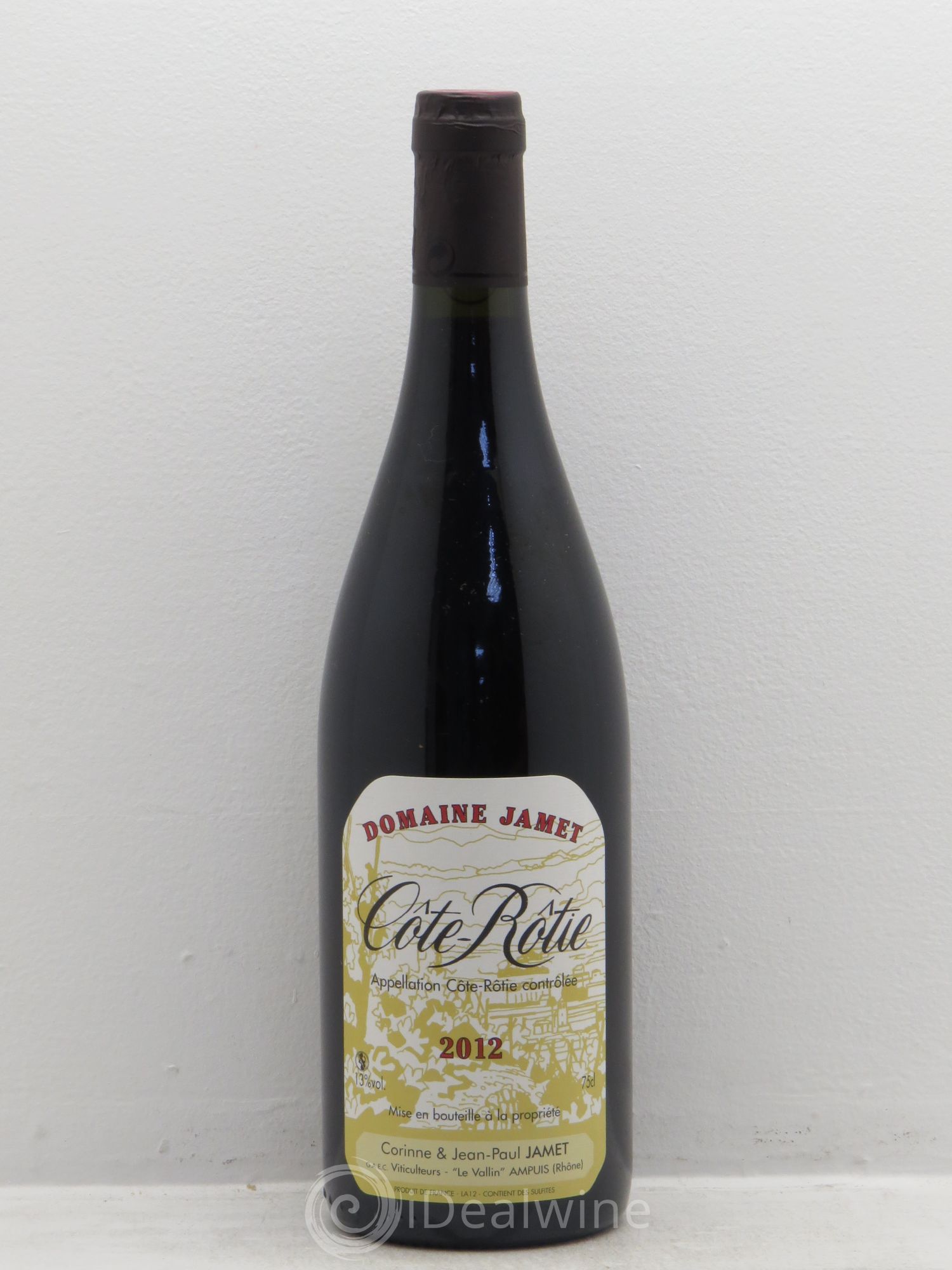 Côte-Rôtie Jamet (Domaine) 2012 - Lot de 1 bouteille - 0