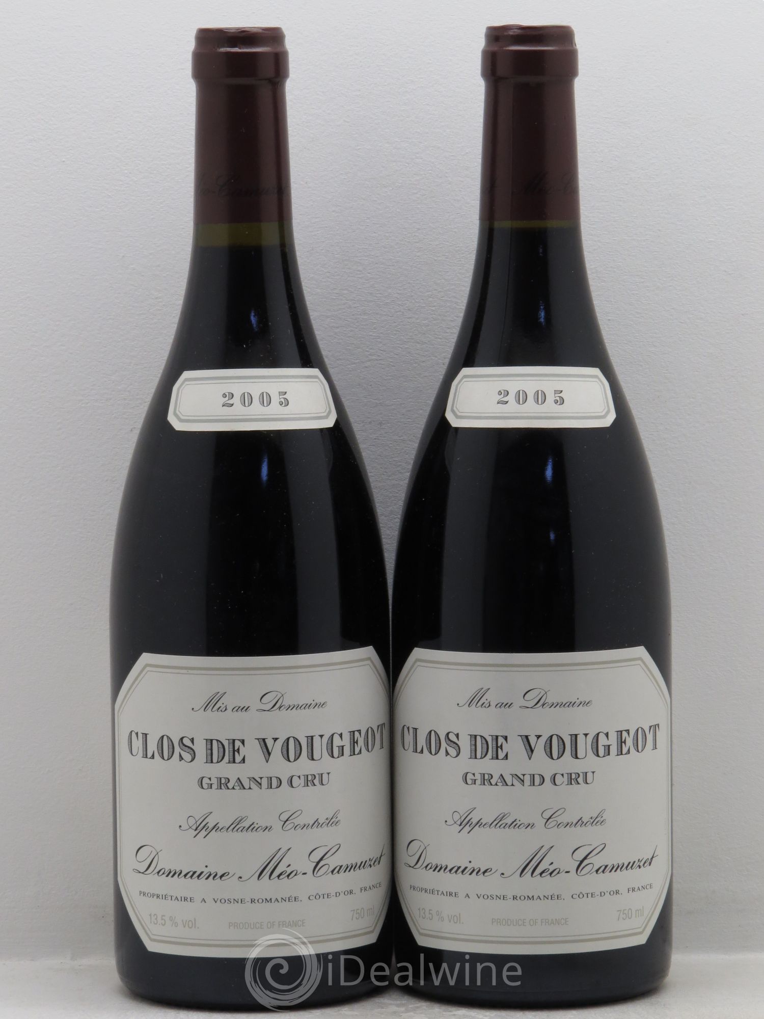 Clos de Vougeot Grand Cru Méo-Camuzet (Domaine) 2005 - Lot de 2 bouteilles - 0