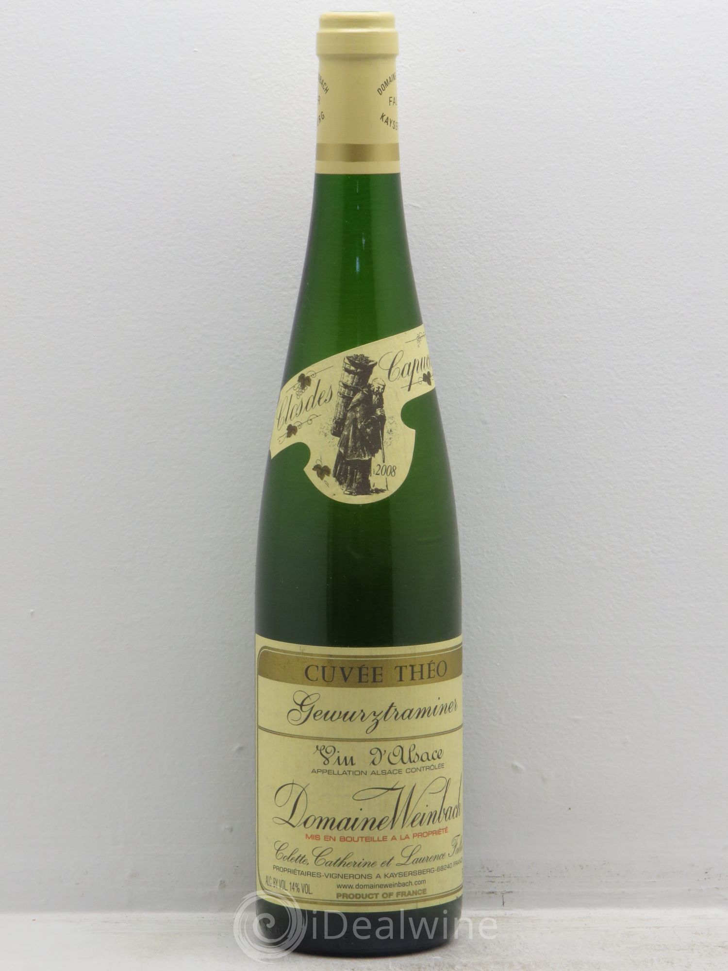 Alsace Gewurztraminer Cuvée Théo Weinbach (Domaine) (sans prix de réserve) 2008 - Lot de 1 bouteille - 0